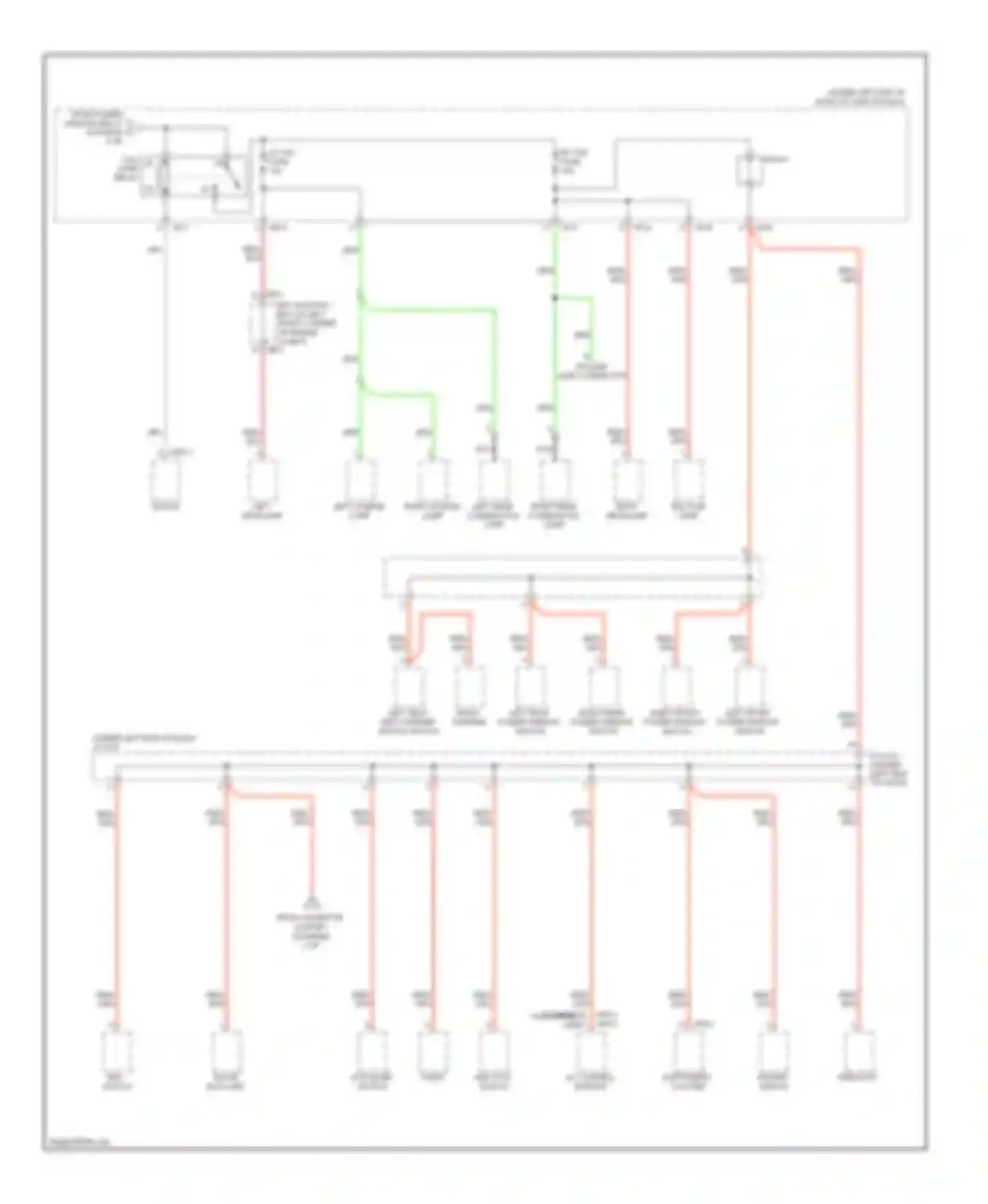 Sportage Kia II facelift (2008-2010): Power distribution circuit (7 of 7)
