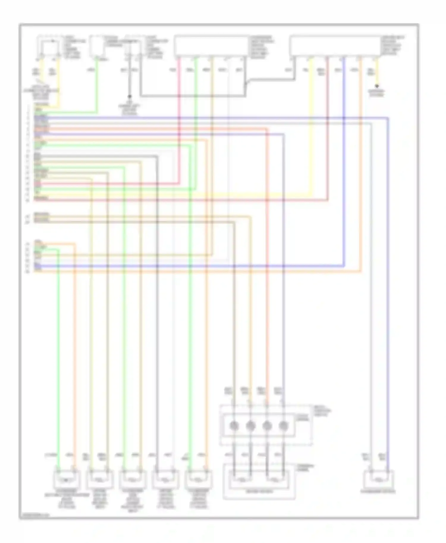 Sportage Kia II facelift (2008-2010): Supplemental restraints circuit (2 of 2)