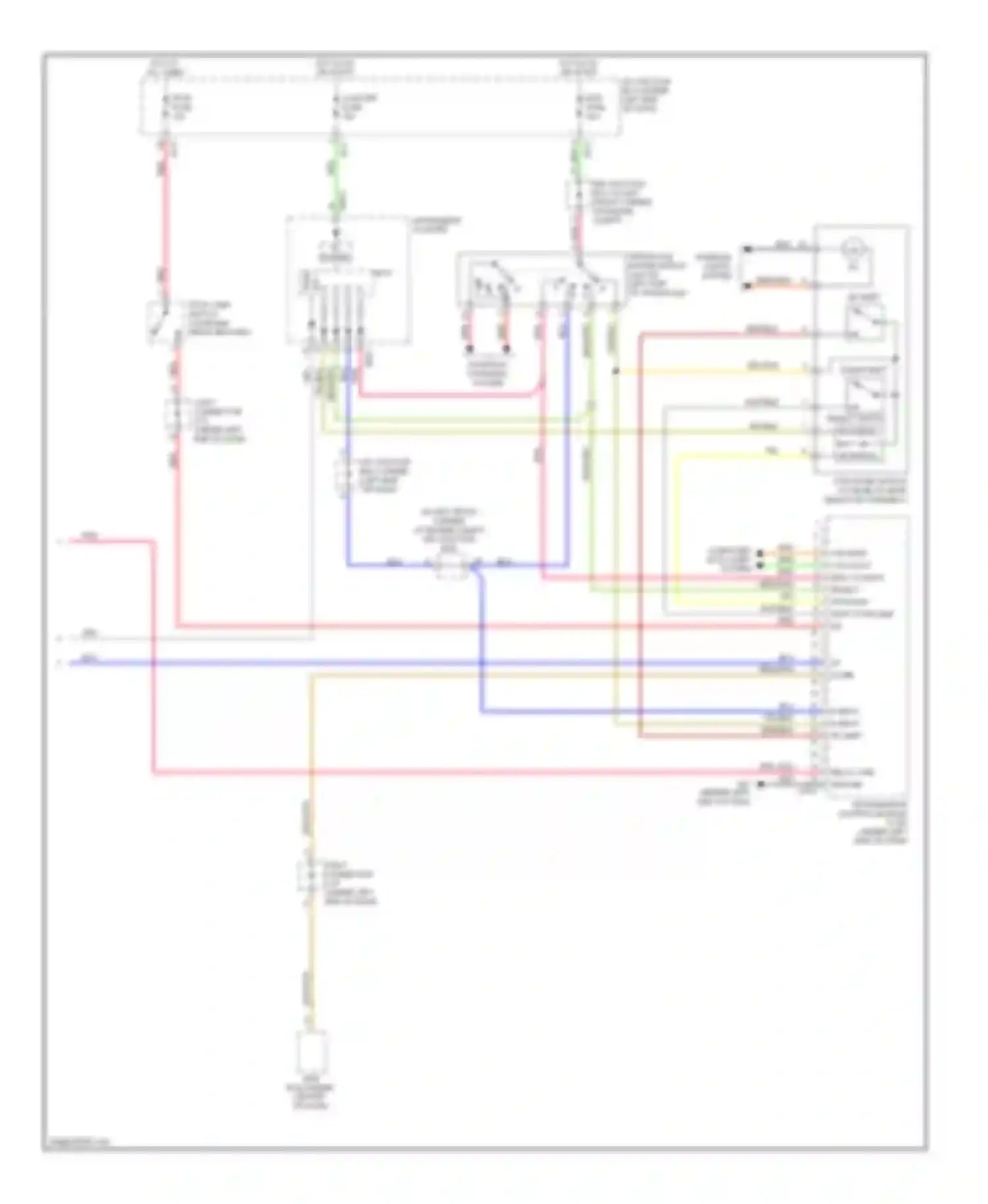 Wiring diagram can high can low p input n input select sw down shift stoplamp sw for Kia Sportage II facelift (2008-2010) (1 of 1)