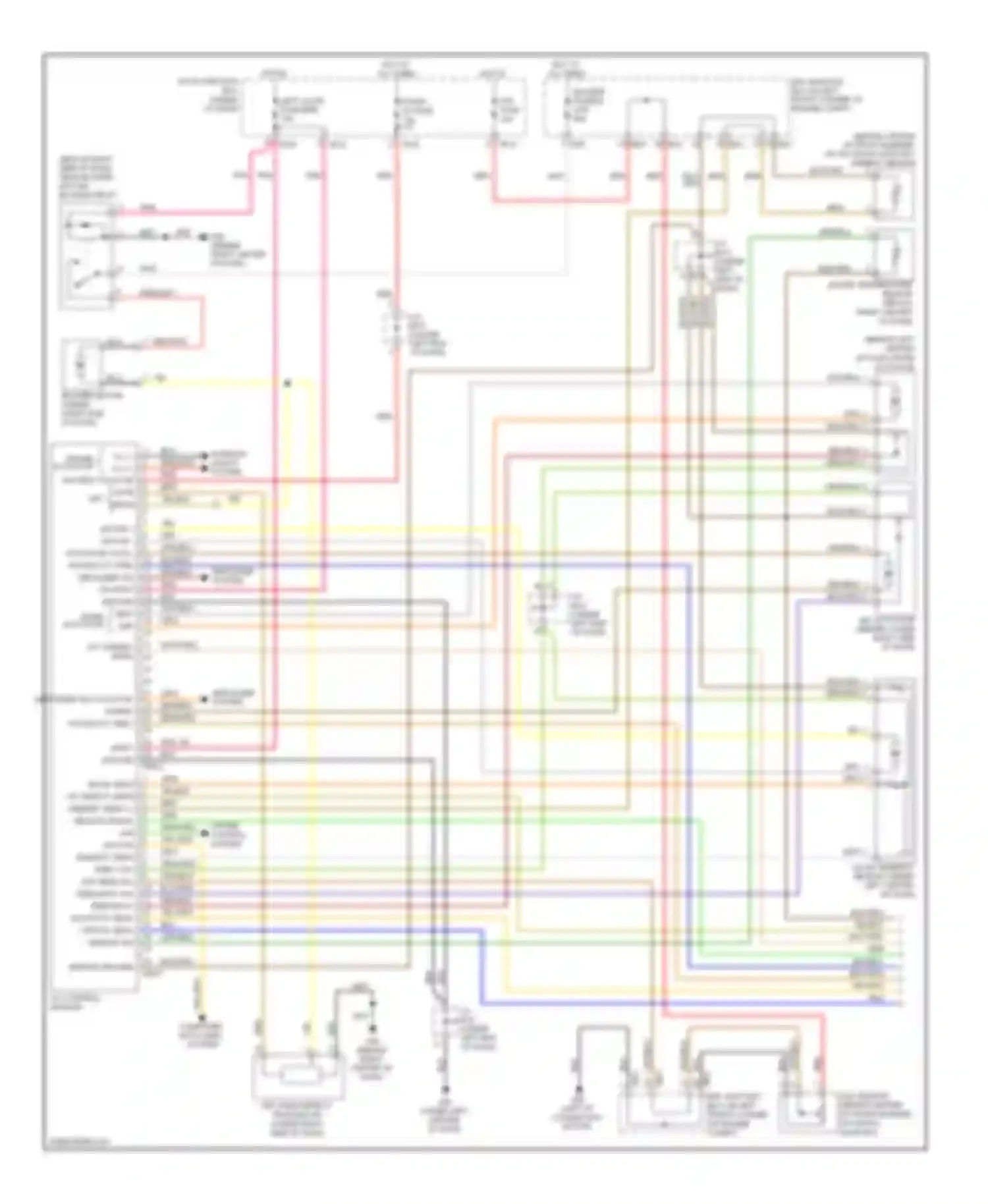 Wiring diagram computer data lines system for Kia Sportage II facelift (2008-2010) (5 of 10)