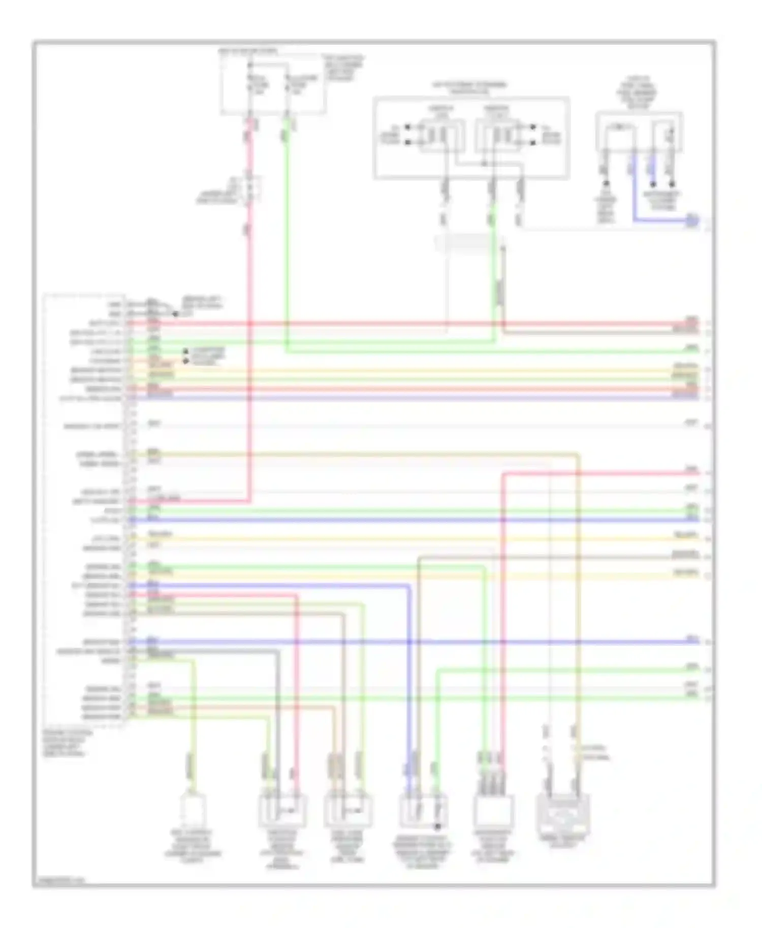 Wiring diagram computer data lines system for Kia Sportage II facelift (2008-2010) (9 of 10)