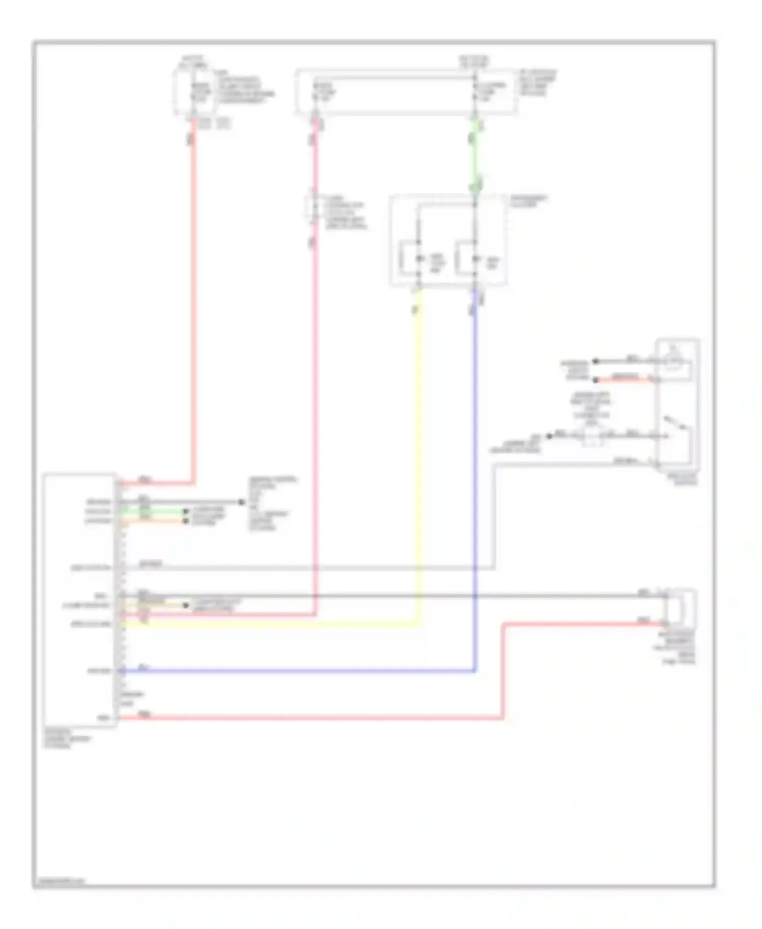 Wiring diagram computer data lines system for Kia Sportage II facelift (2008-2010) (2 of 10)