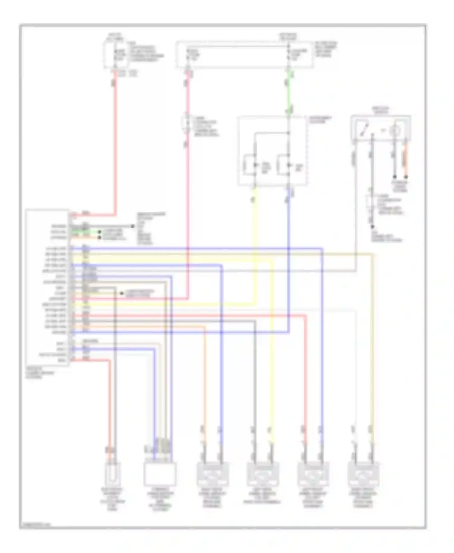 Wiring diagram computer data lines system for Kia Sportage II facelift (2008-2010) (3 of 10)