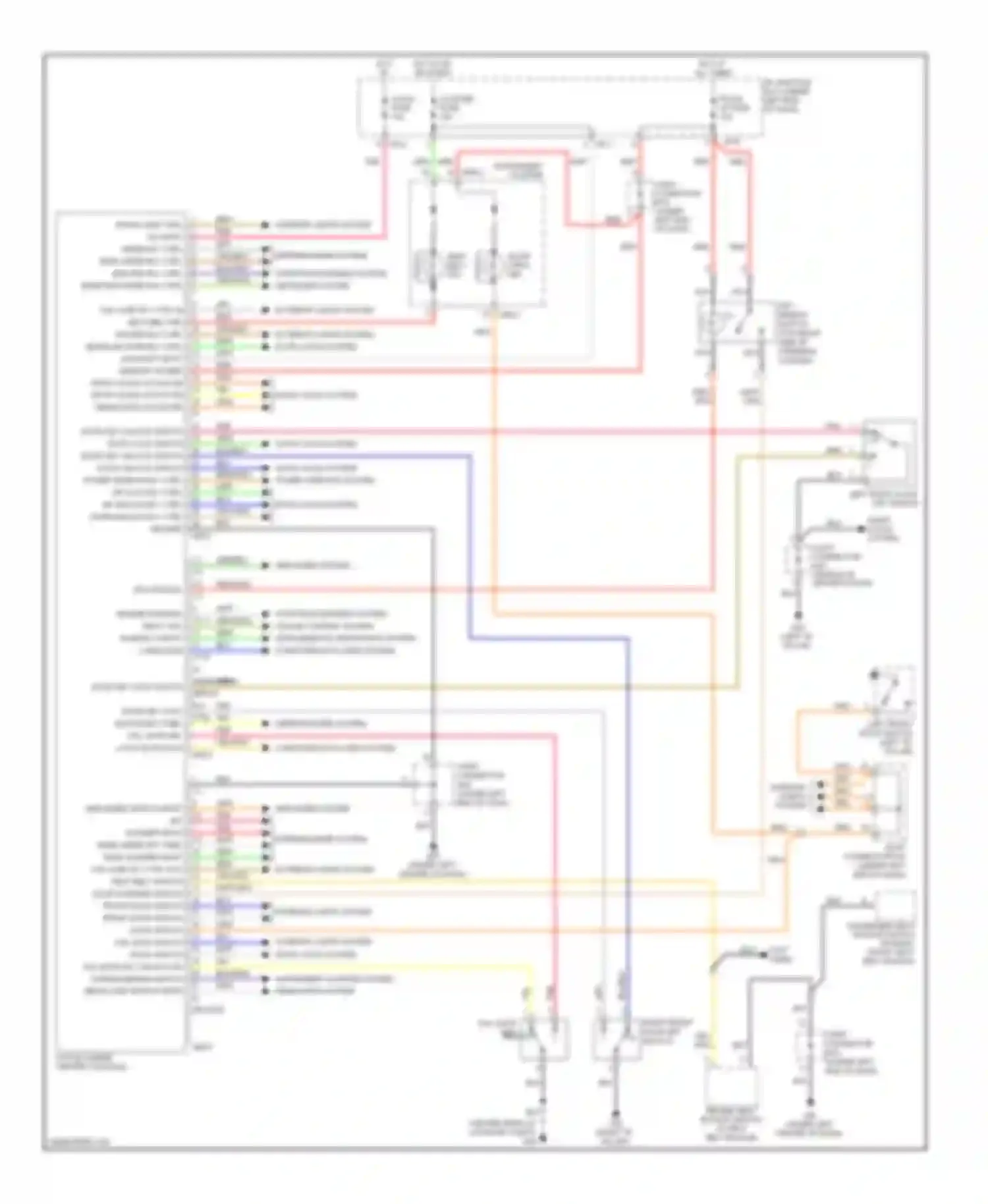 Wiring diagram computer data lines system for Kia Sportage II facelift (2008-2010) (6 of 10)