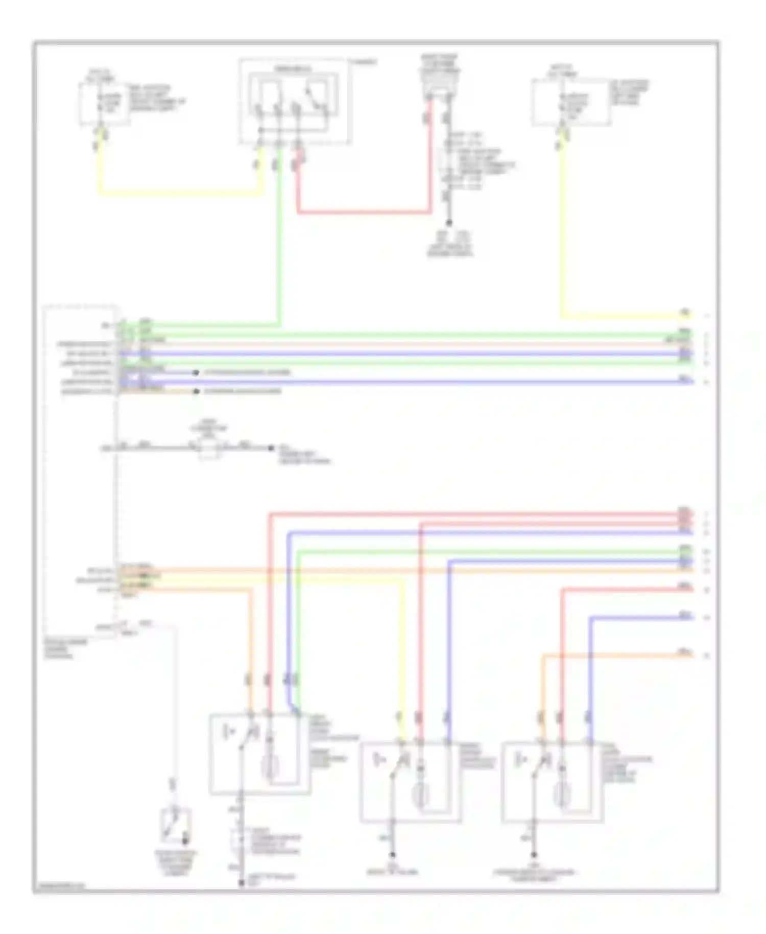 Sportage Kia II (2004-2008): Forced entry circuit (1 of 2)