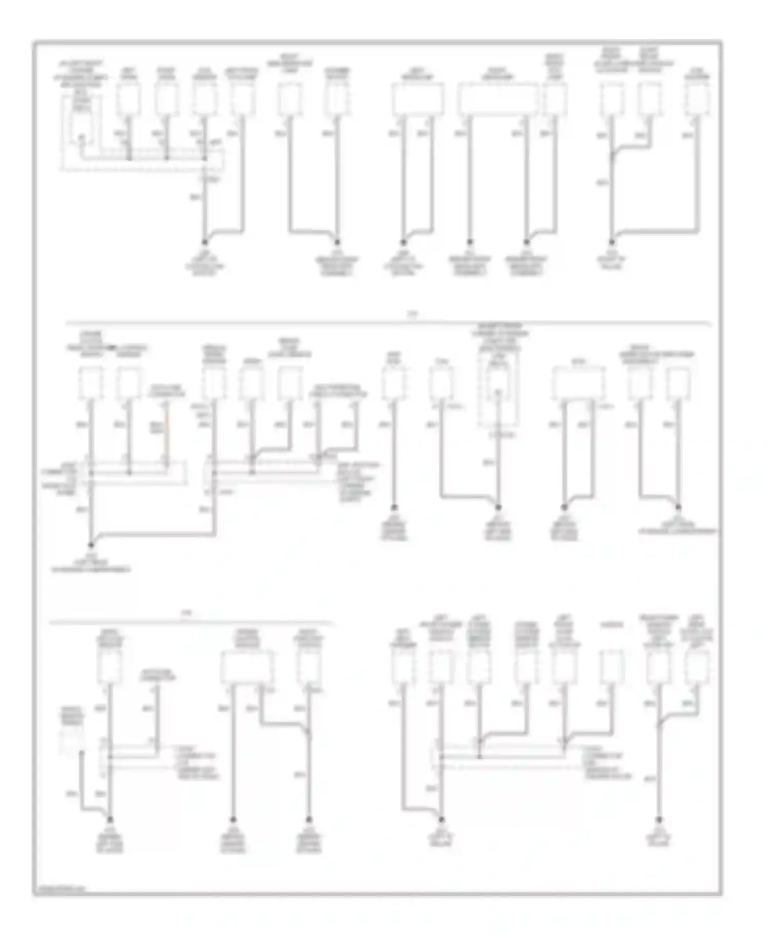 Sportage Kia II (2004-2008): Ground distribution circuit (2 of 3)