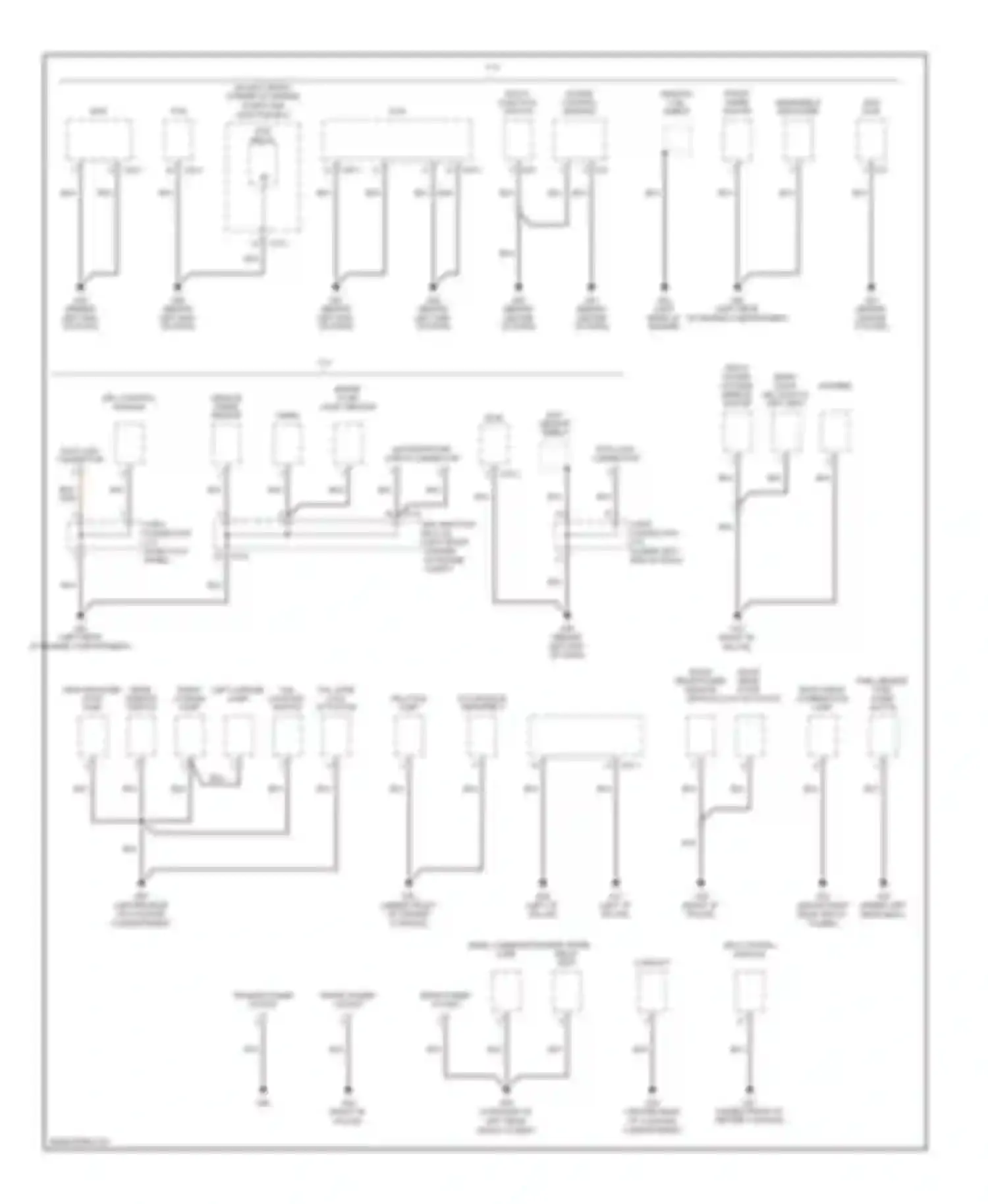 Sportage Kia II (2004-2008): Ground distribution circuit (3 of 3)