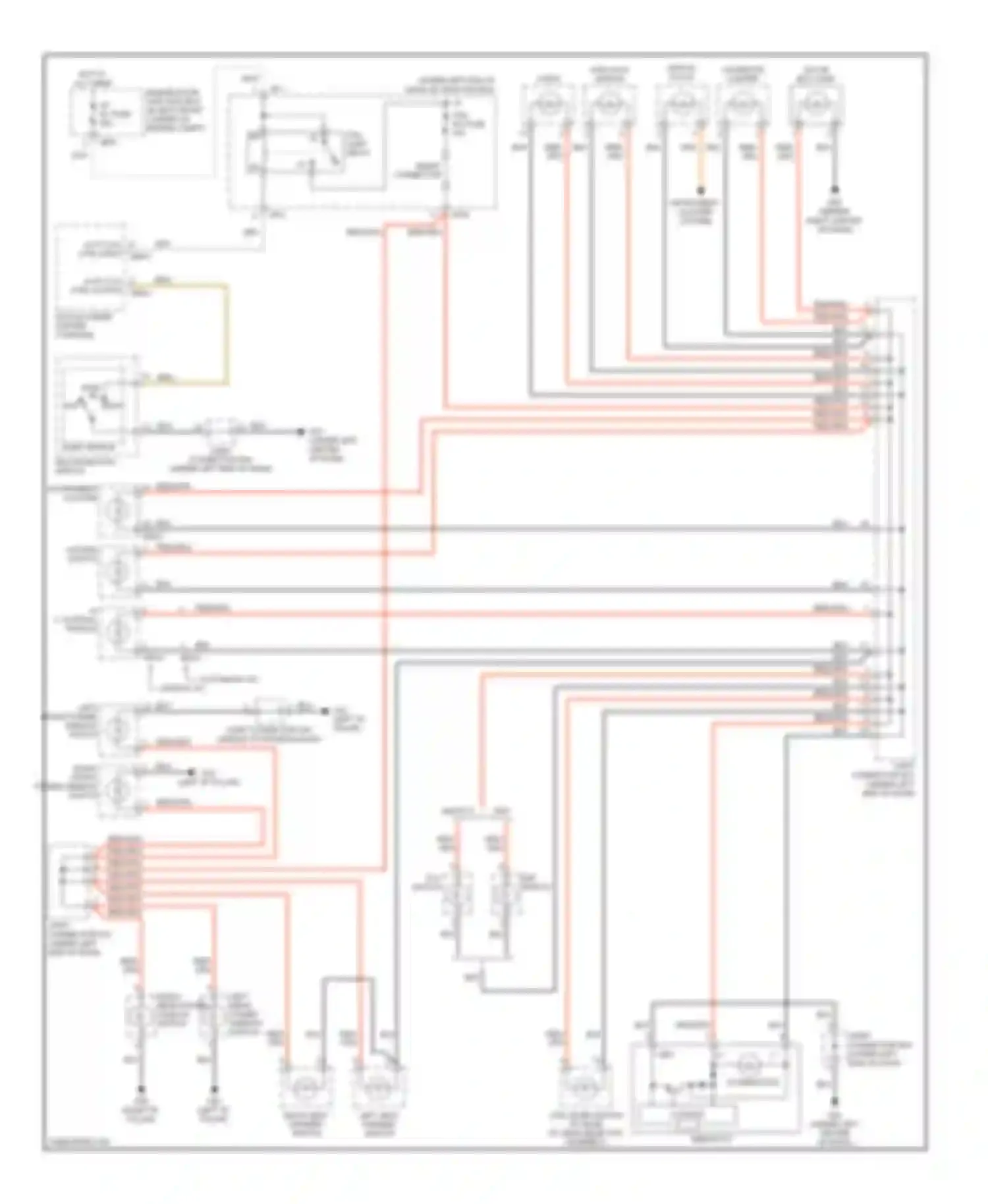 Sportage Kia II (2004-2008): Instrument illumination circuit