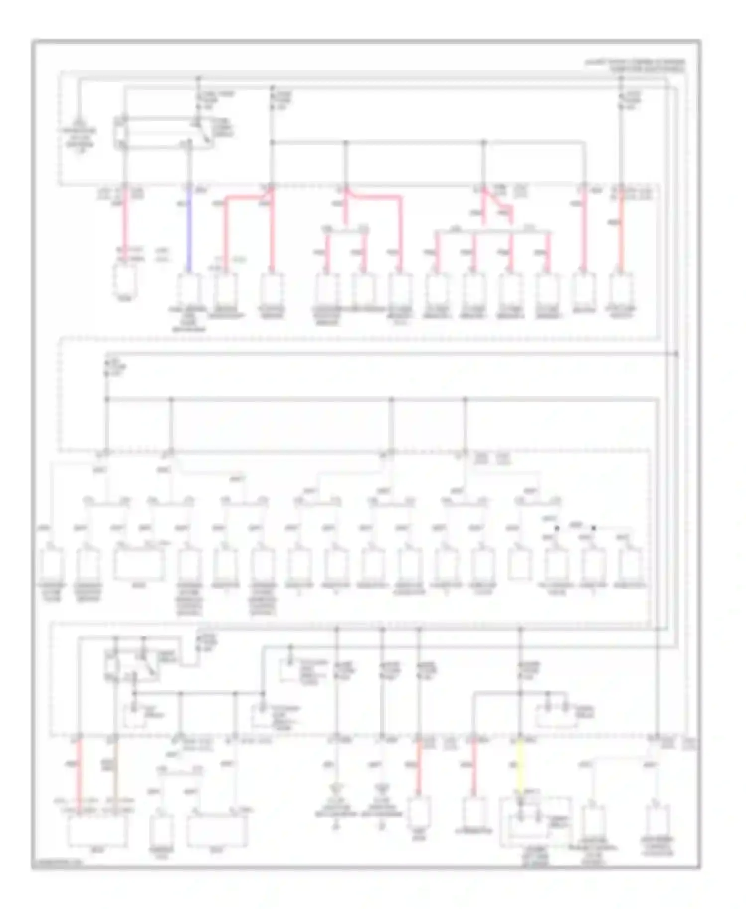 Sportage Kia II (2004-2008): Power distribution circuit (2 of 7)