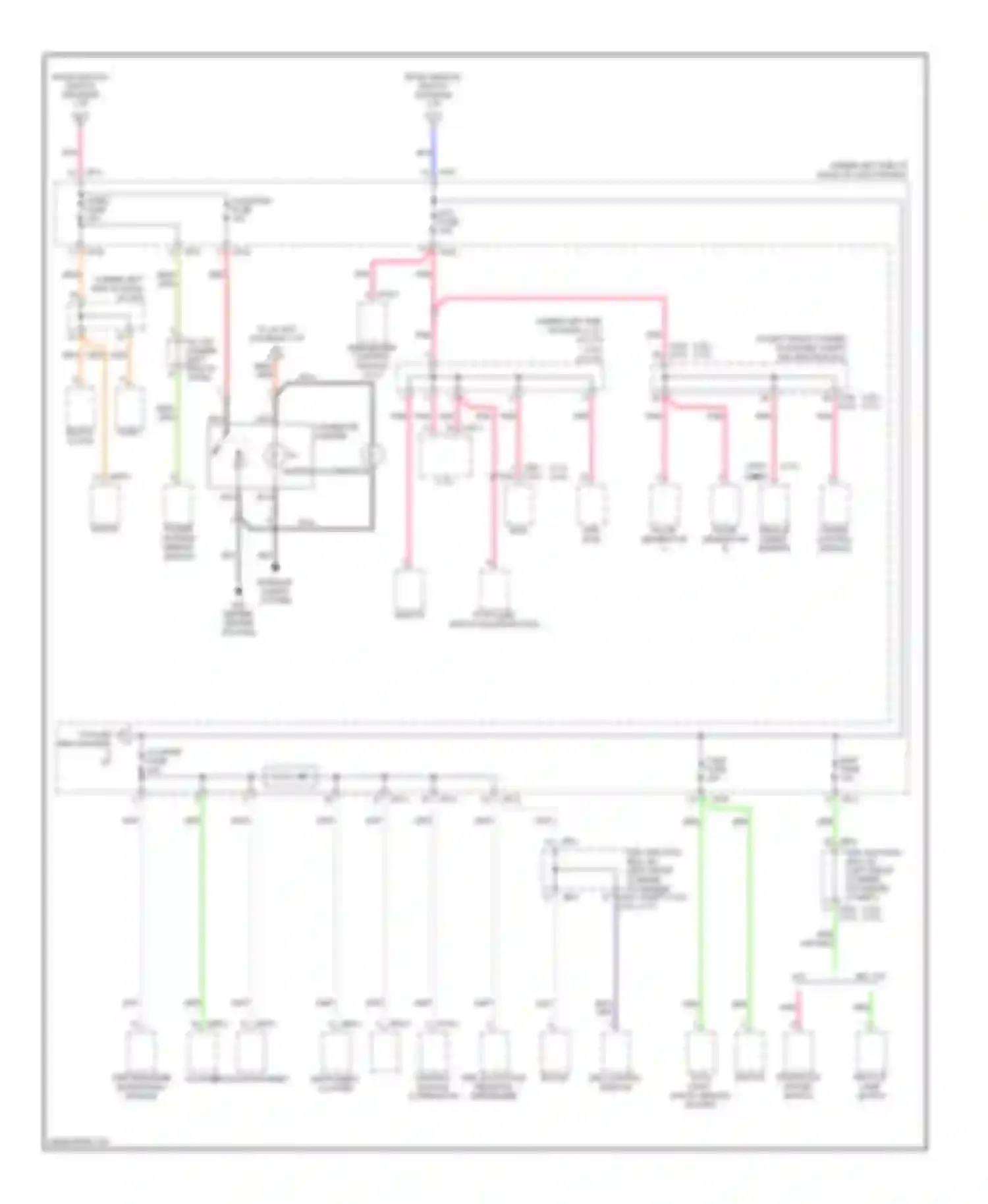 Sportage Kia II (2004-2008): Power distribution circuit (3 of 7)