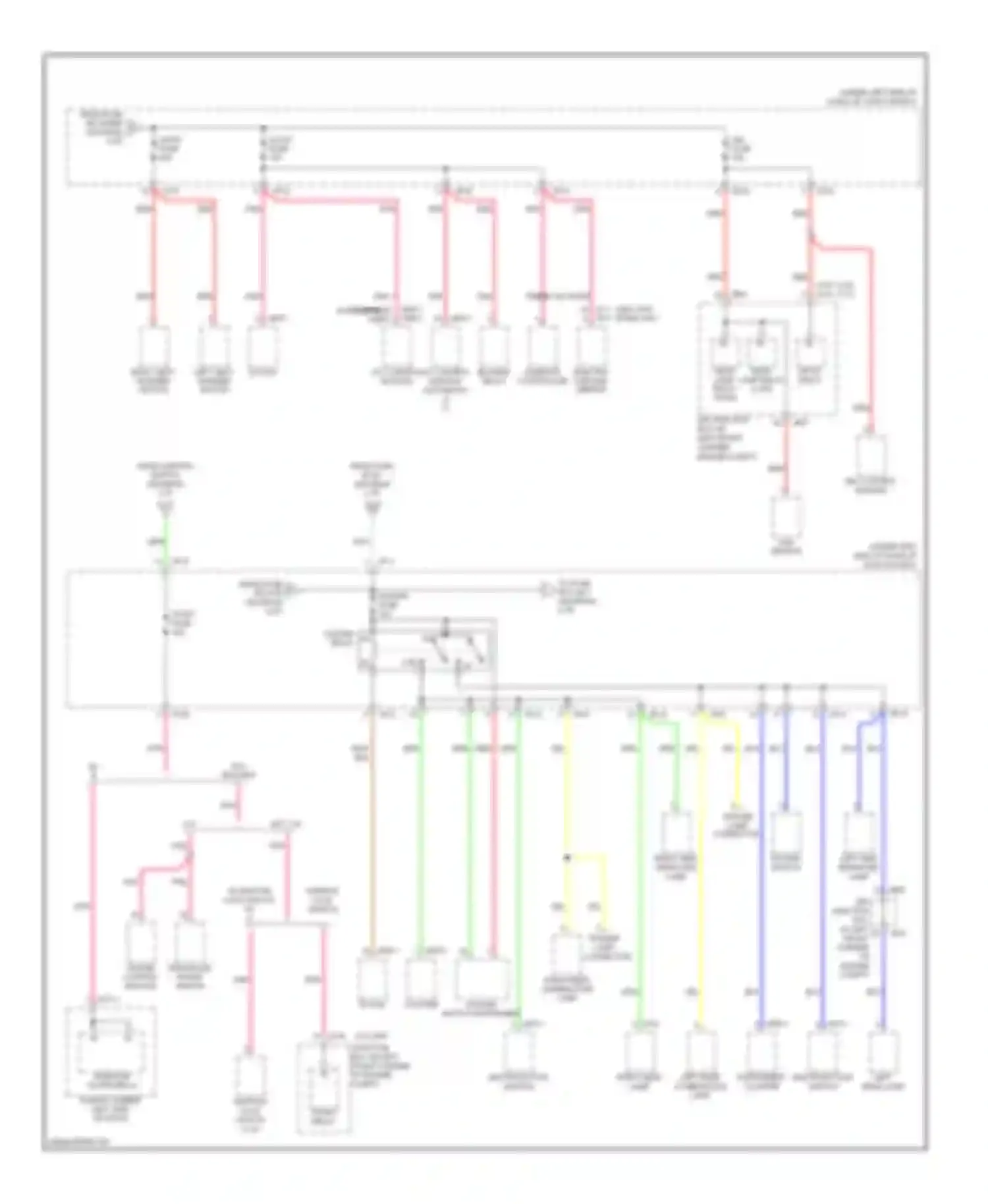 Sportage Kia II (2004-2008): Power distribution circuit (5 of 7)