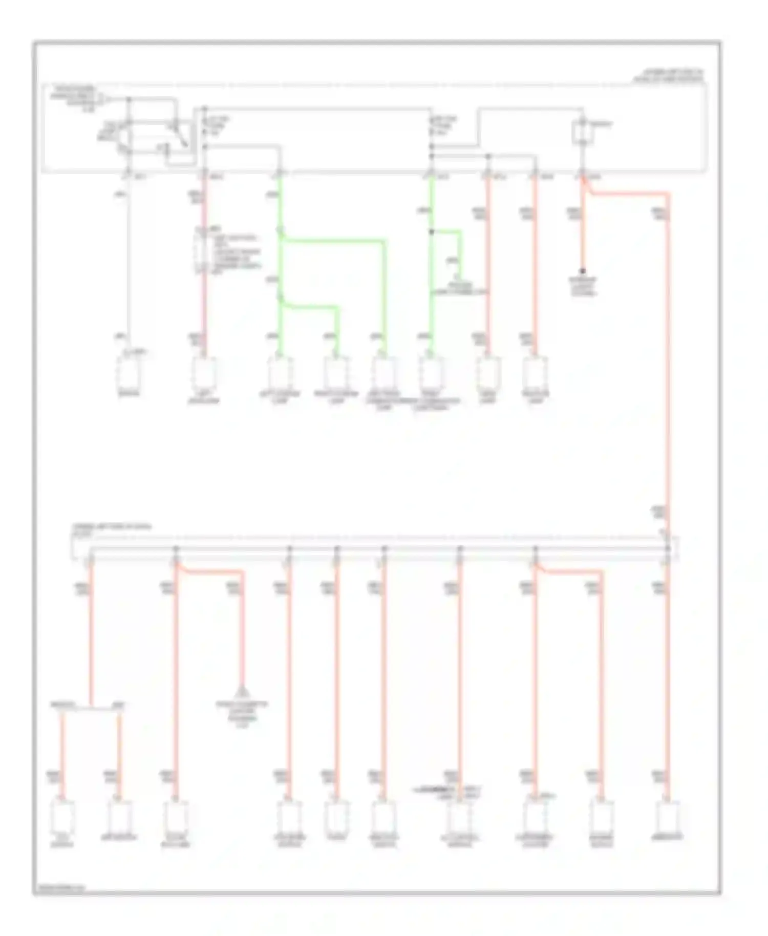 Sportage Kia II (2004-2008): Power distribution circuit (7 of 7)
