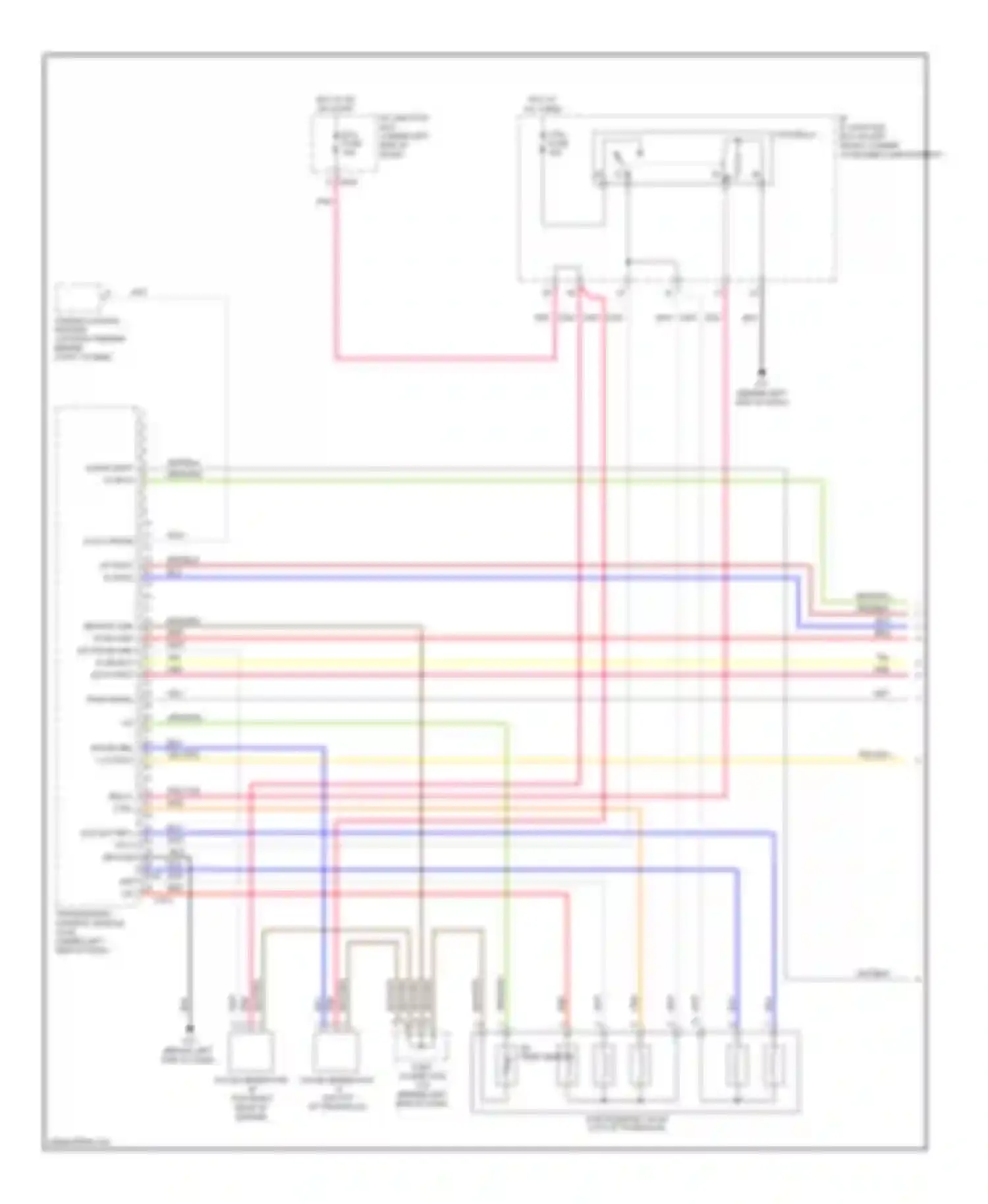 Sportage Kia II (2004-2008): 2.0l, a/t circuit (1 of 2)
