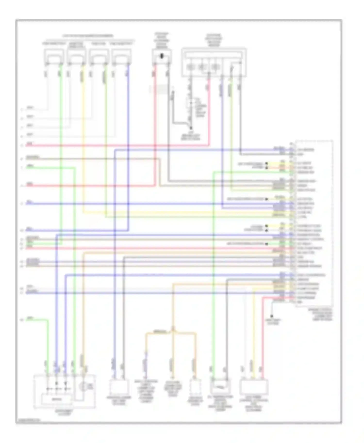Wiring diagram a/c sig in a/c mid sw sensor sig for Kia Sportage II (2004-2008) (1 of 1)