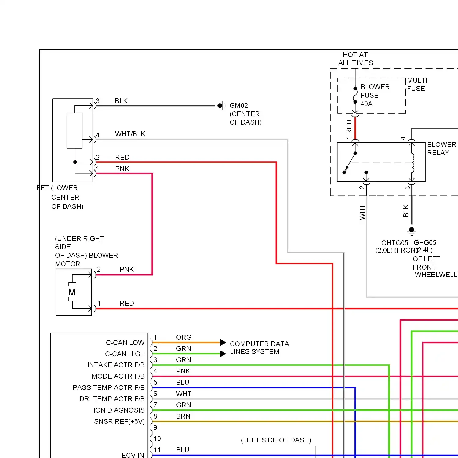 Automatic a/c circuit (1 of 2)