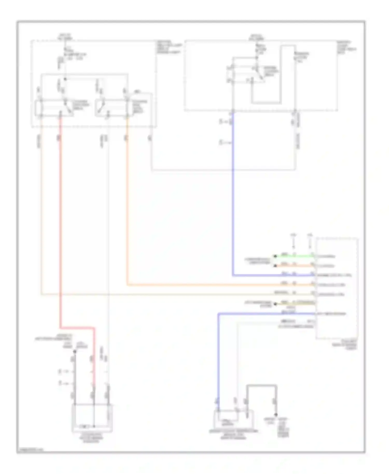 Sportage Kia III (2010-2014): Cooling fan circuit