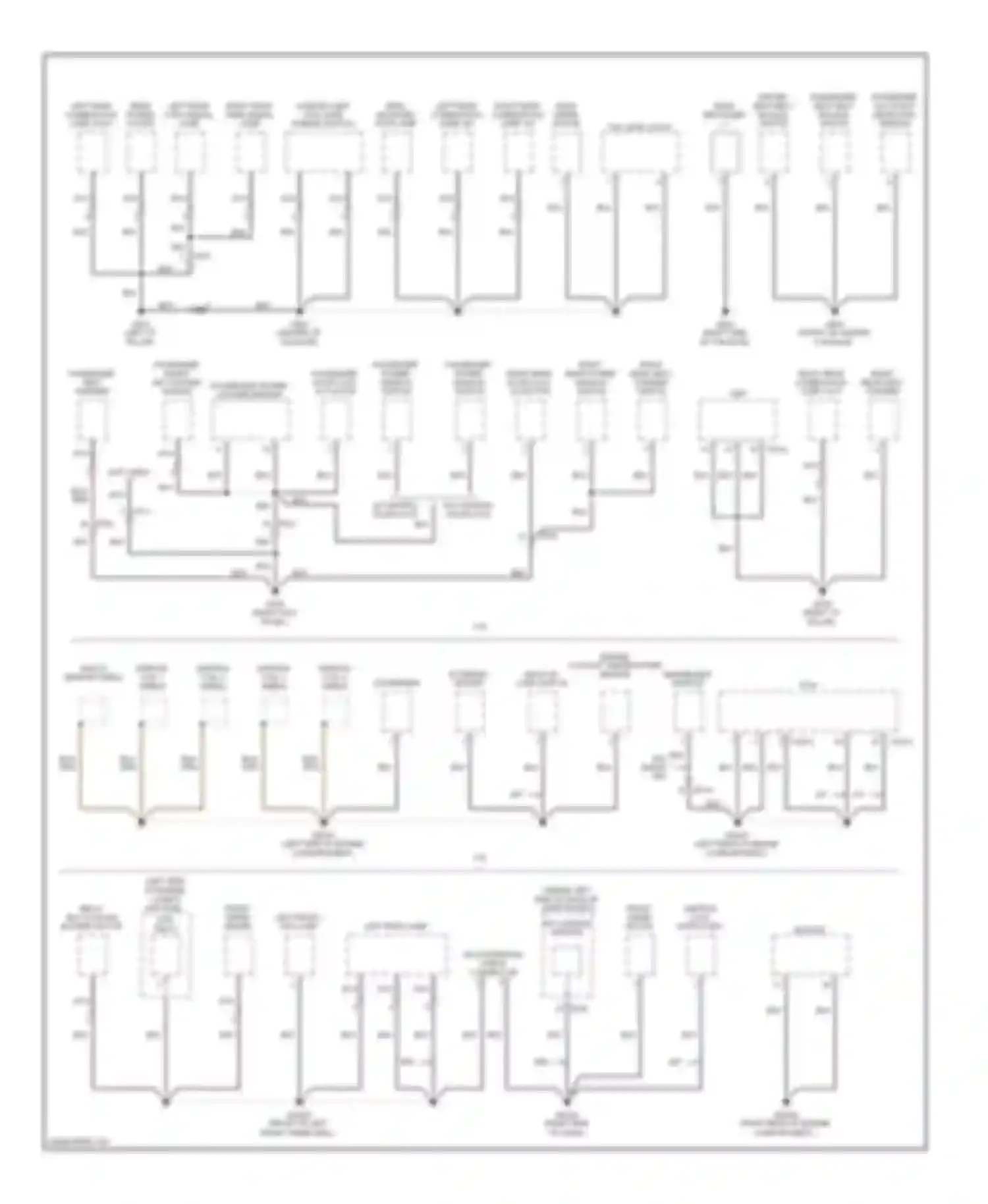 Sportage Kia III (2010-2014): Ground distribution circuit (3 of 4)