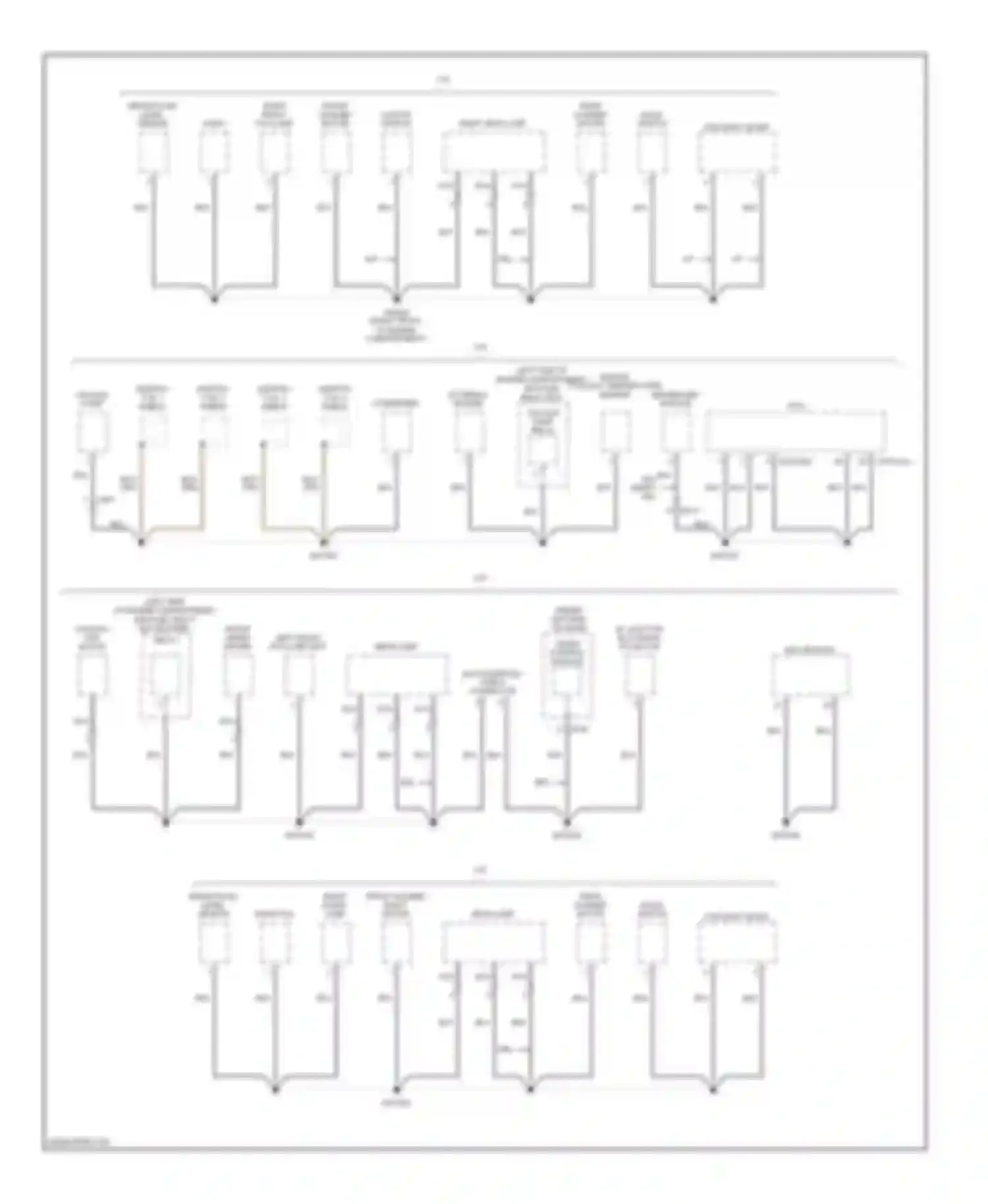 Sportage Kia III (2010-2014): Ground distribution circuit (4 of 4)