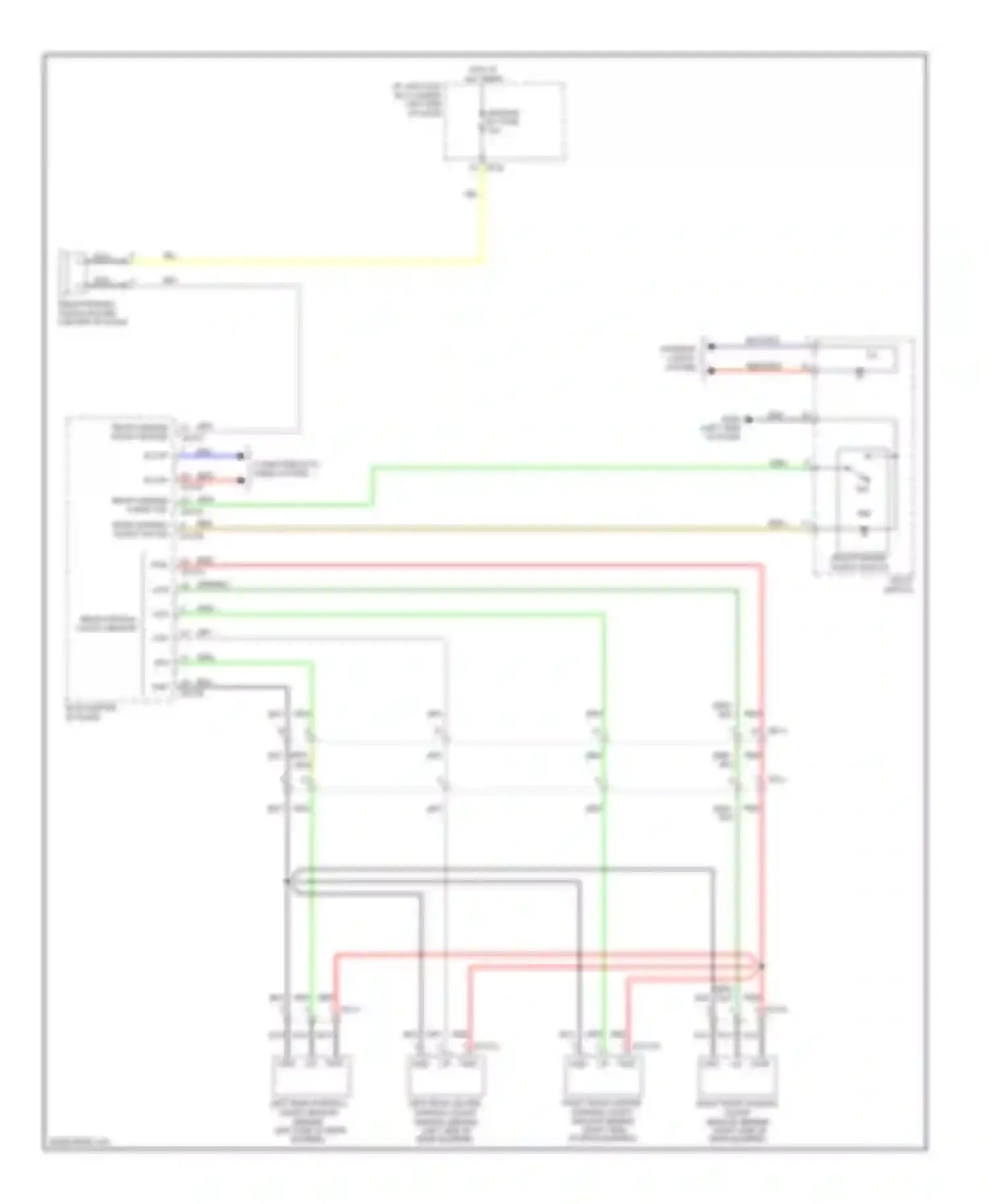 Sportage Kia III (2010-2014): Parking assistant circuit