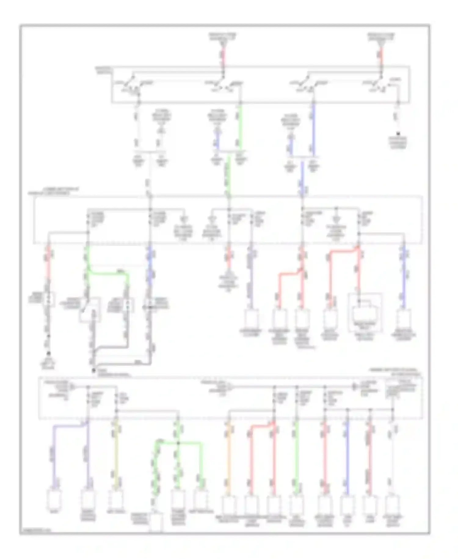 Sportage Kia III (2010-2014): Power distribution circuit (2 of 6)