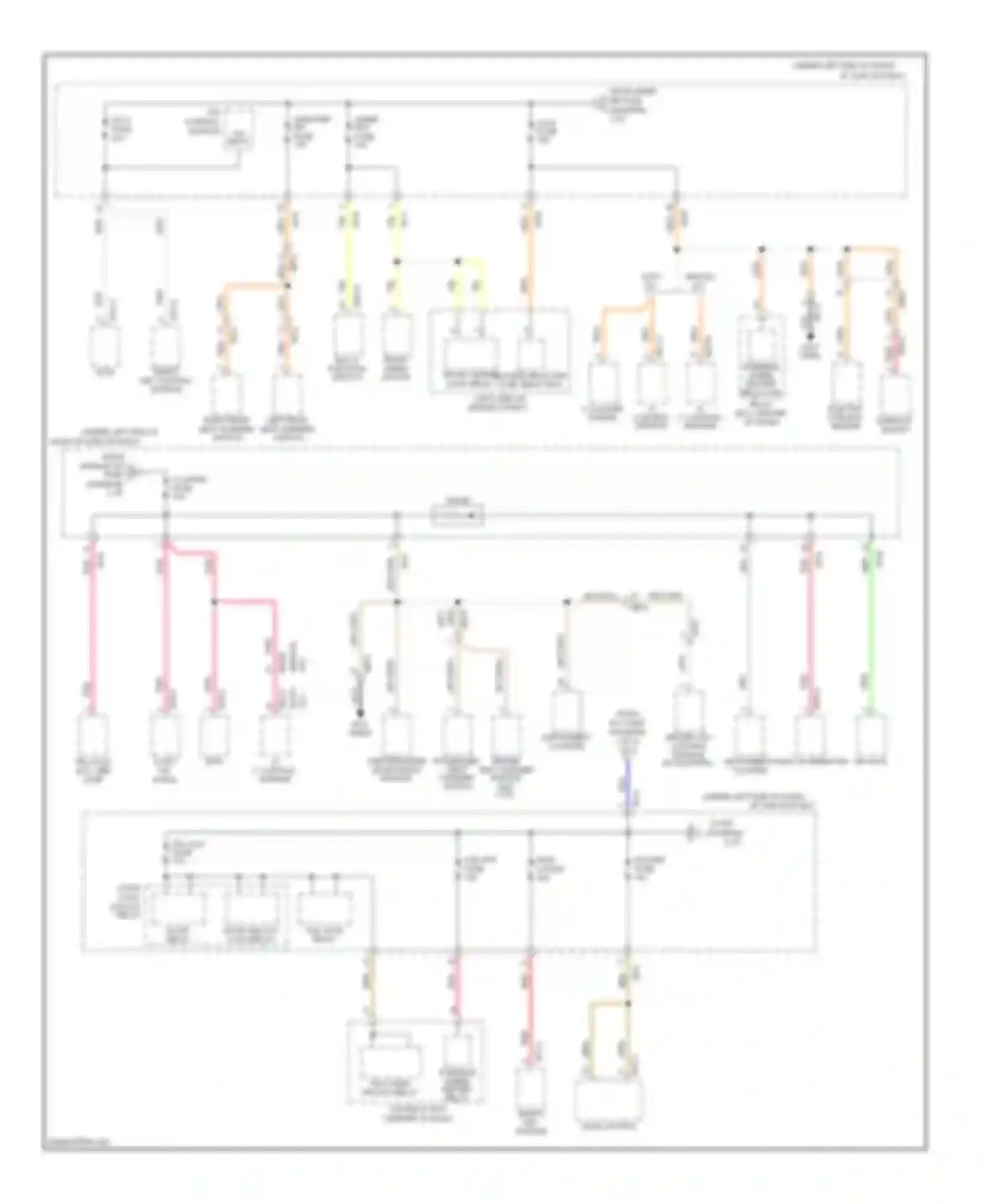 Sportage Kia III (2010-2014): Power distribution circuit (3 of 6)