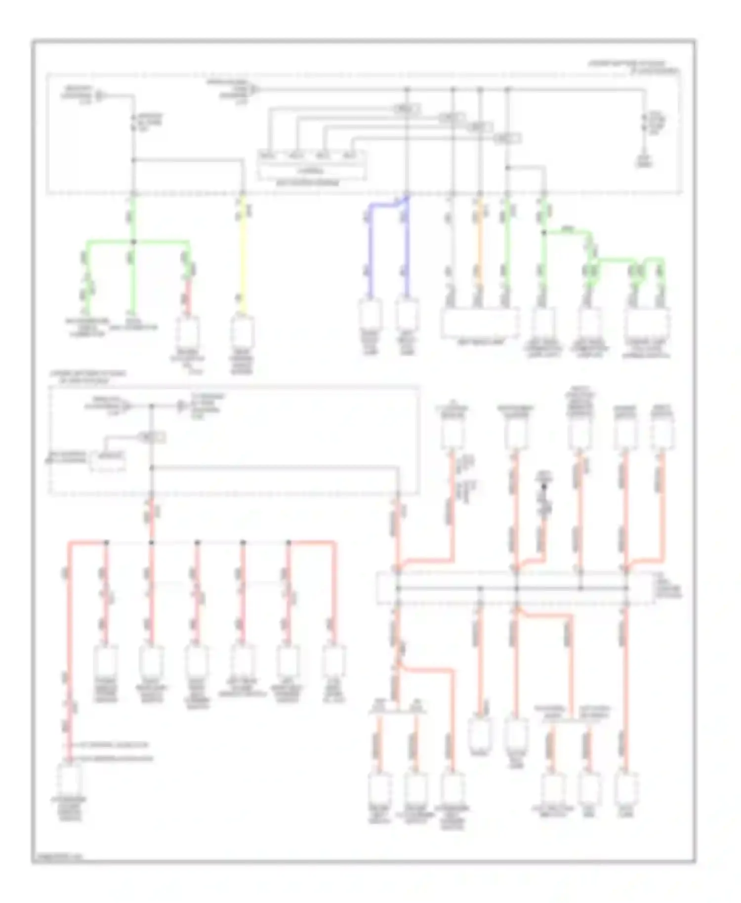 Sportage Kia III (2010-2014): Power distribution circuit (4 of 6)