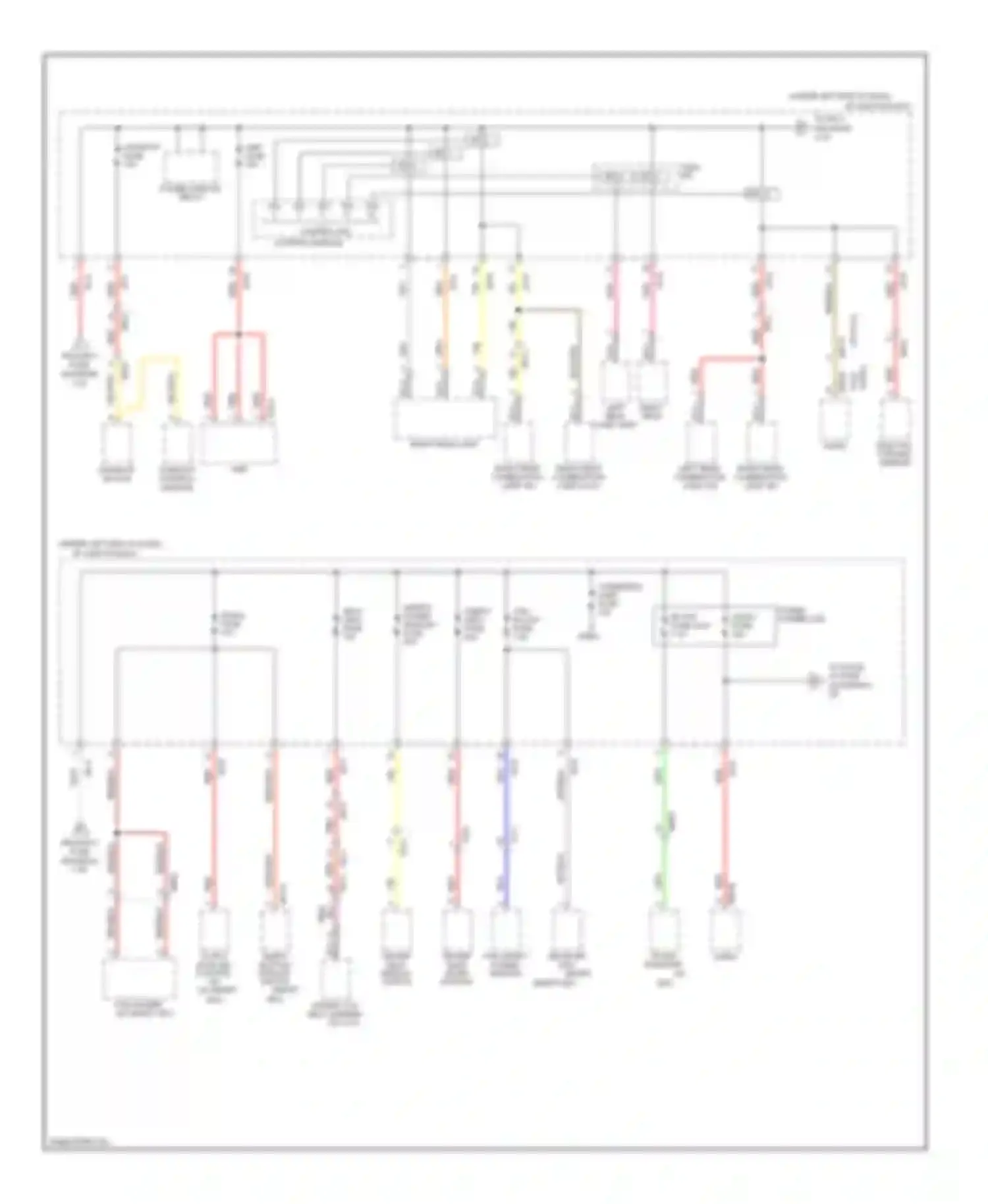 Sportage Kia III (2010-2014): Power distribution circuit (5 of 6)