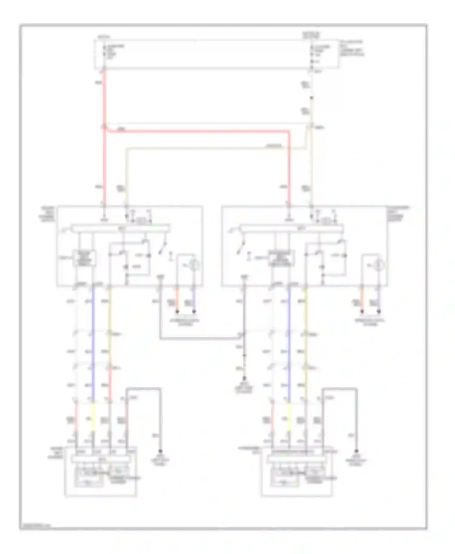Sportage Kia III (2010-2014): Front heated seats circuit