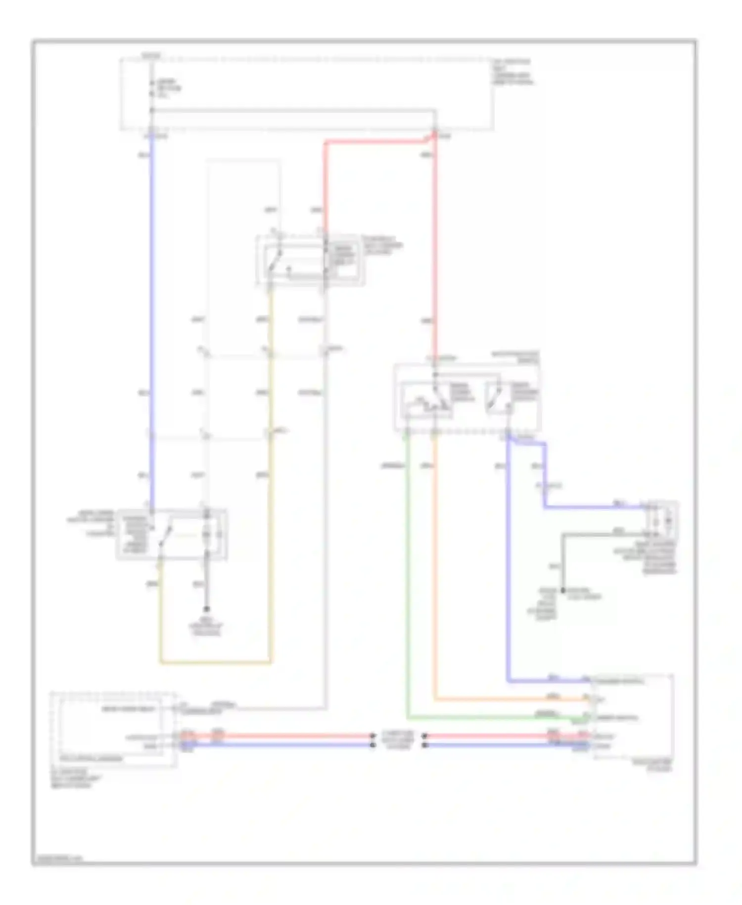 Sportage Kia III (2010-2014): Rear wiper/washer circuit