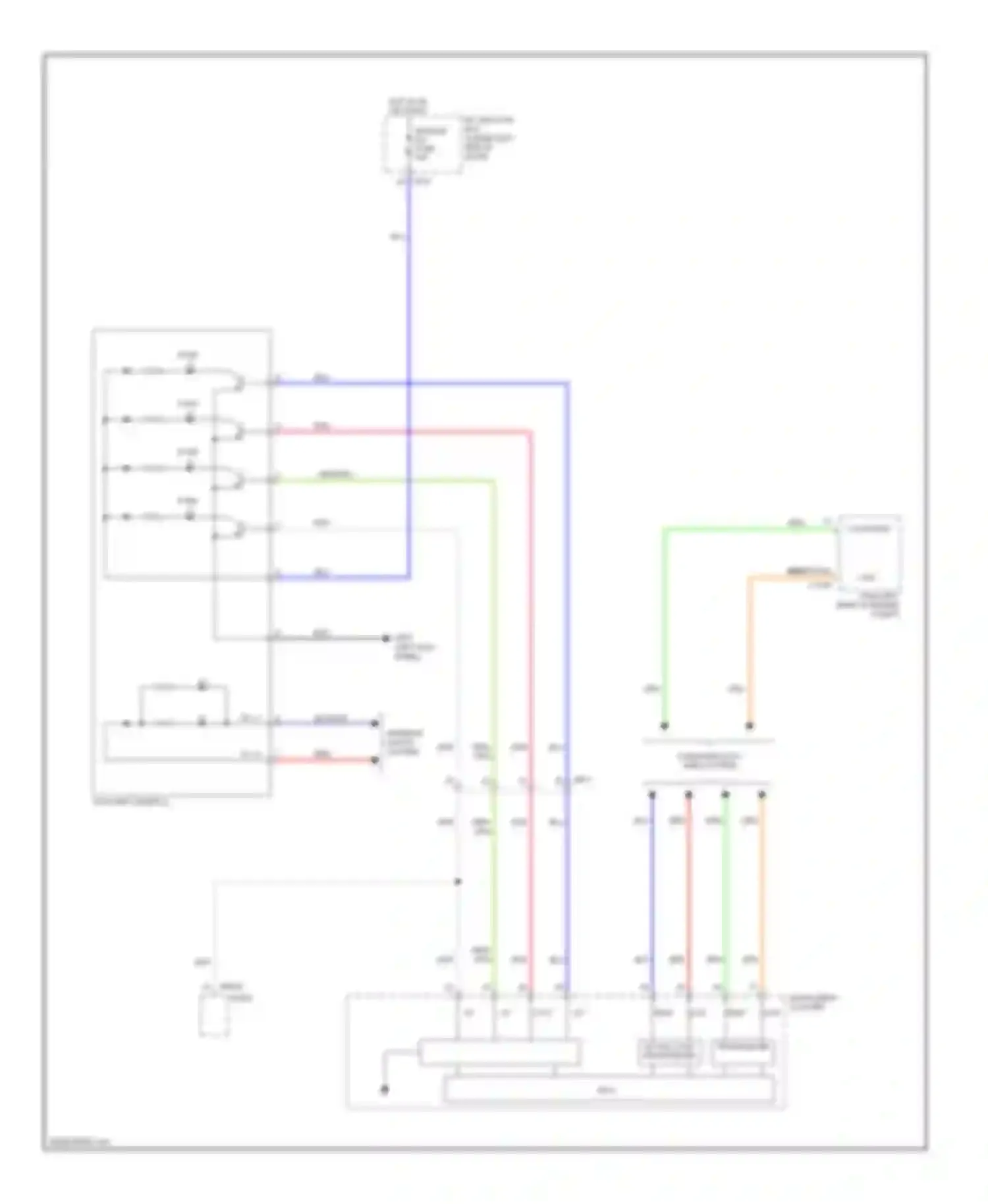 Wiring diagram b-can c-can transceiver transceiver for Kia Sportage III (2010-2014) (1 of 2)