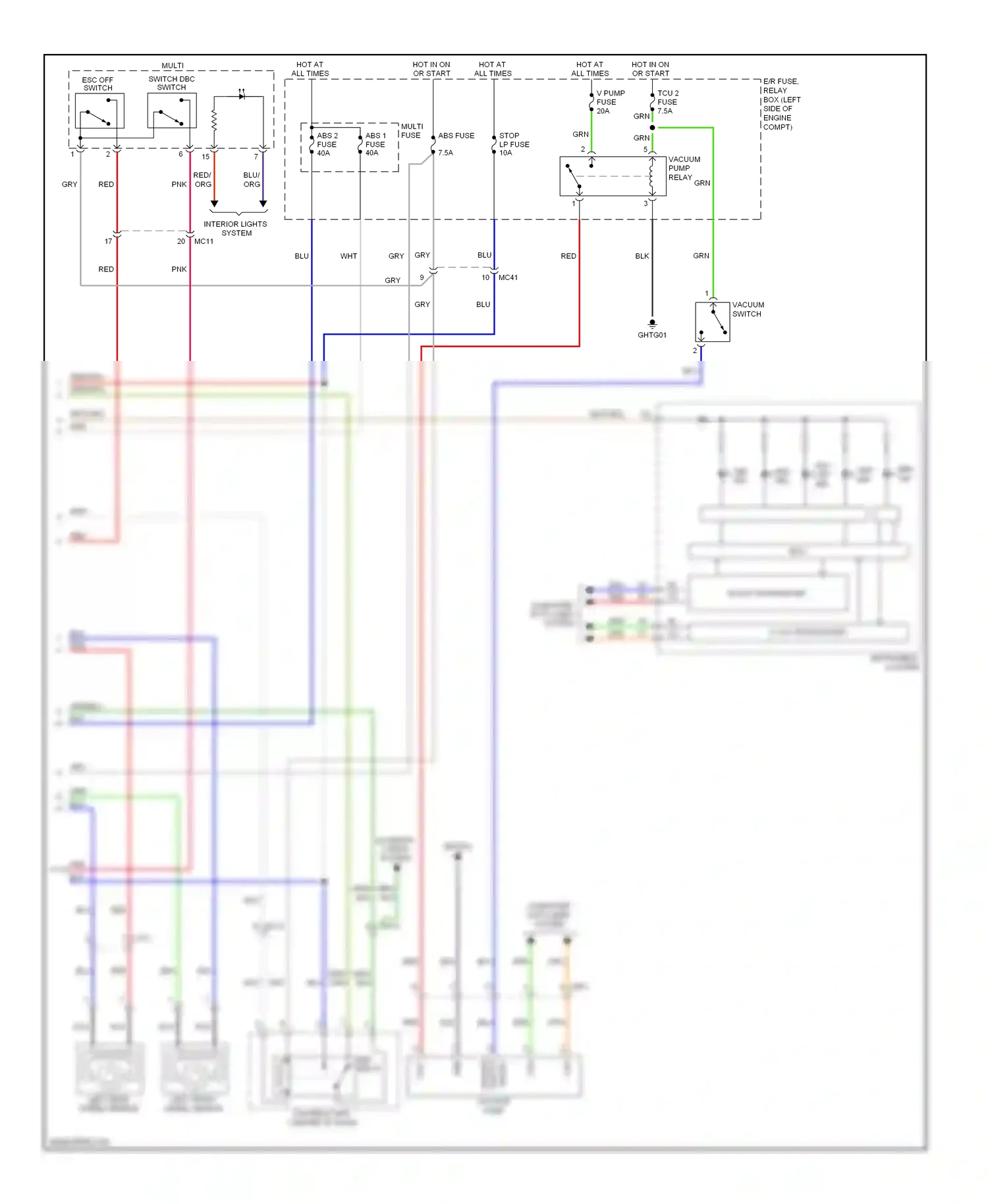 Wiring diagram b-can transceiver for Kia Sportage III (2010-2014) (3 of 7)