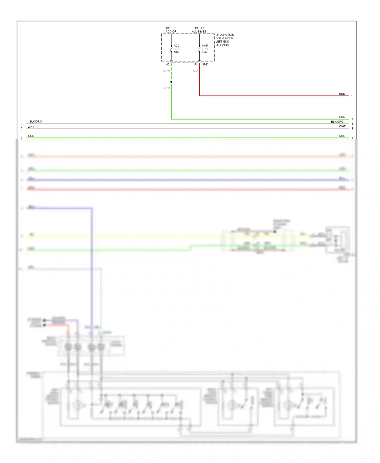 Wiring diagram clock- spring for Kia Sportage III (2010-2014) (3 of 7)