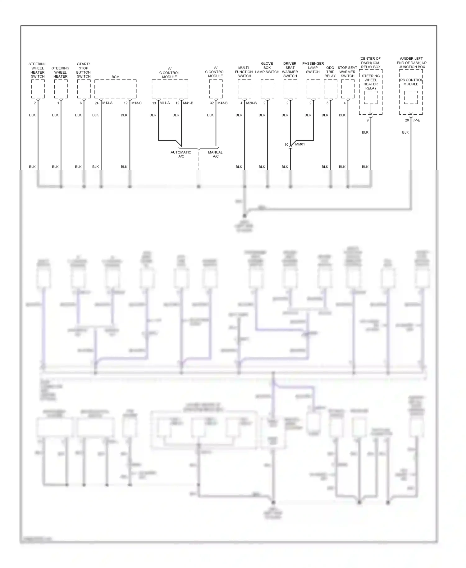 Wiring diagram data link connector for Kia Sportage III (2010-2014) (1 of 2)