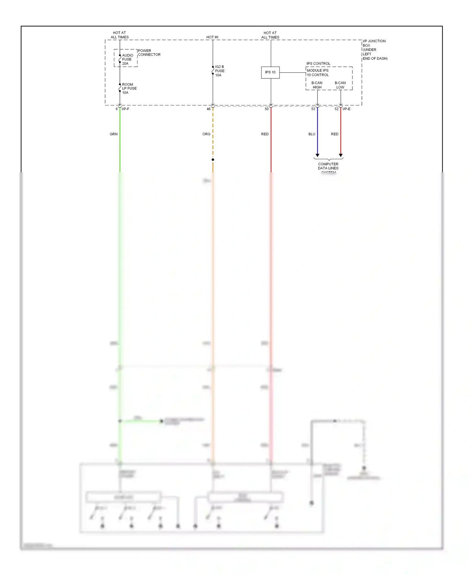 Wiring diagram i/p-e for Kia Sportage III (2010-2014) (32 of 50)