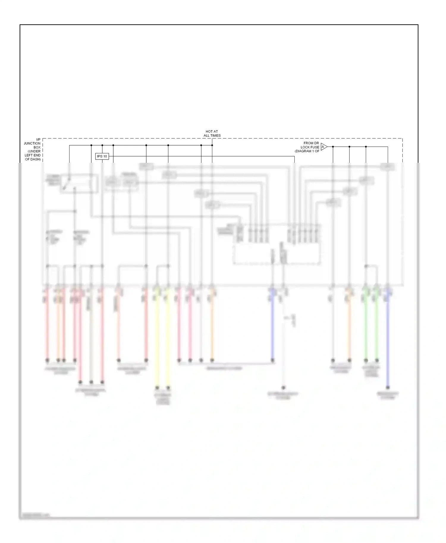 Wiring diagram ips ctrl 9 for Kia Sportage III (2010-2014) (1 of 1)