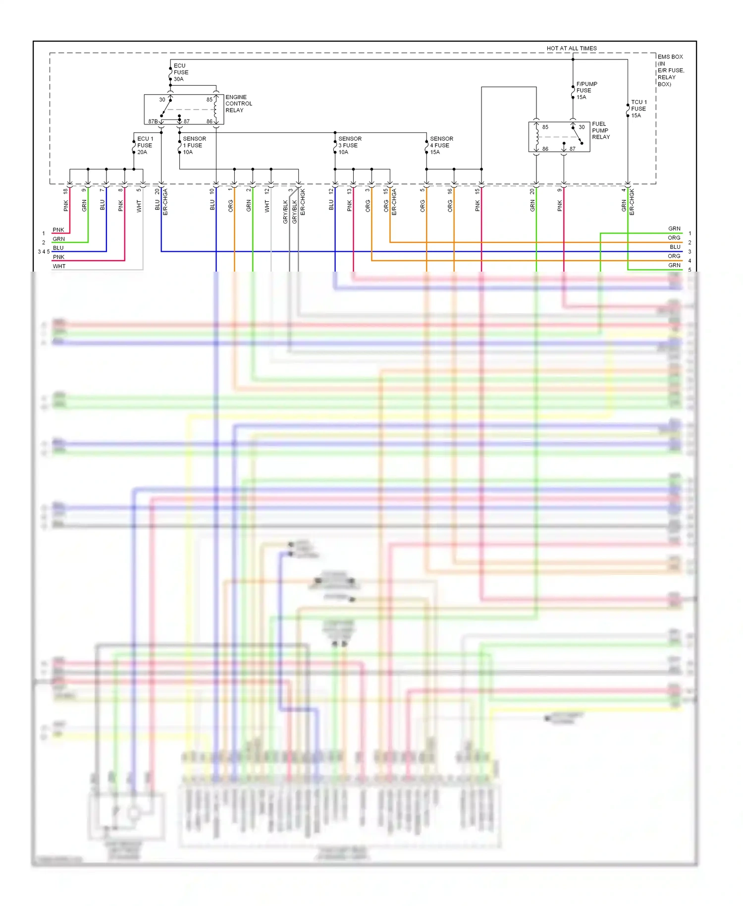 Wiring diagram pcsv control for Kia Sportage III (2010-2014) (1 of 1)