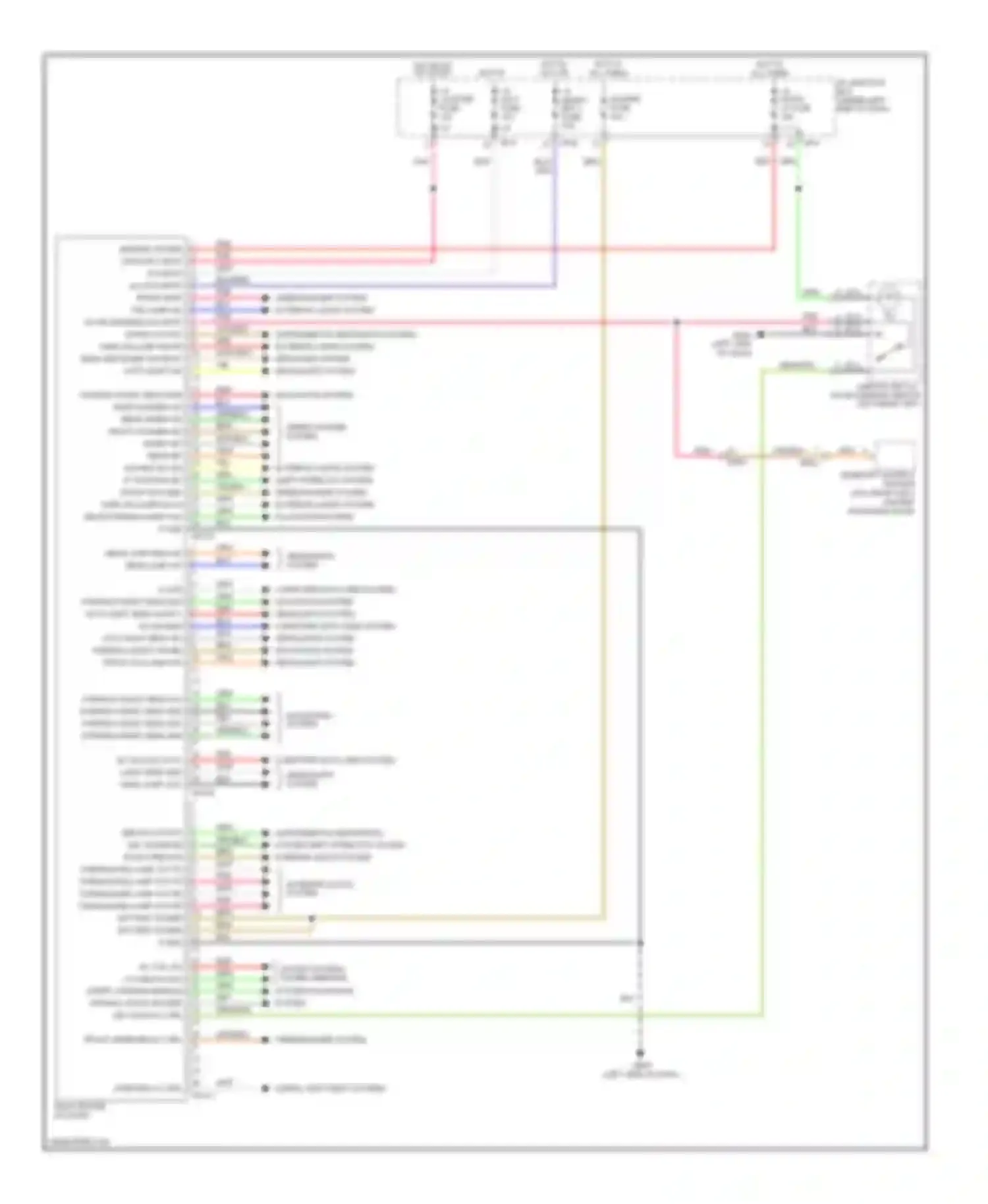 Wiring diagram sound systems power windows system navigation system for Kia Sportage III (2010-2014) (1 of 1)