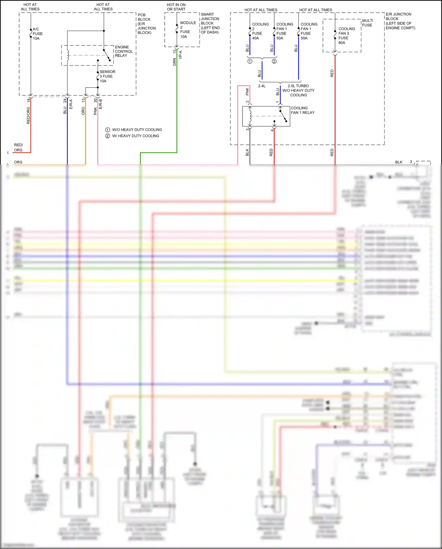 Wiring diagram a/c control module for Kia Sportage IV facelift (2018-2022) (12 of 13)