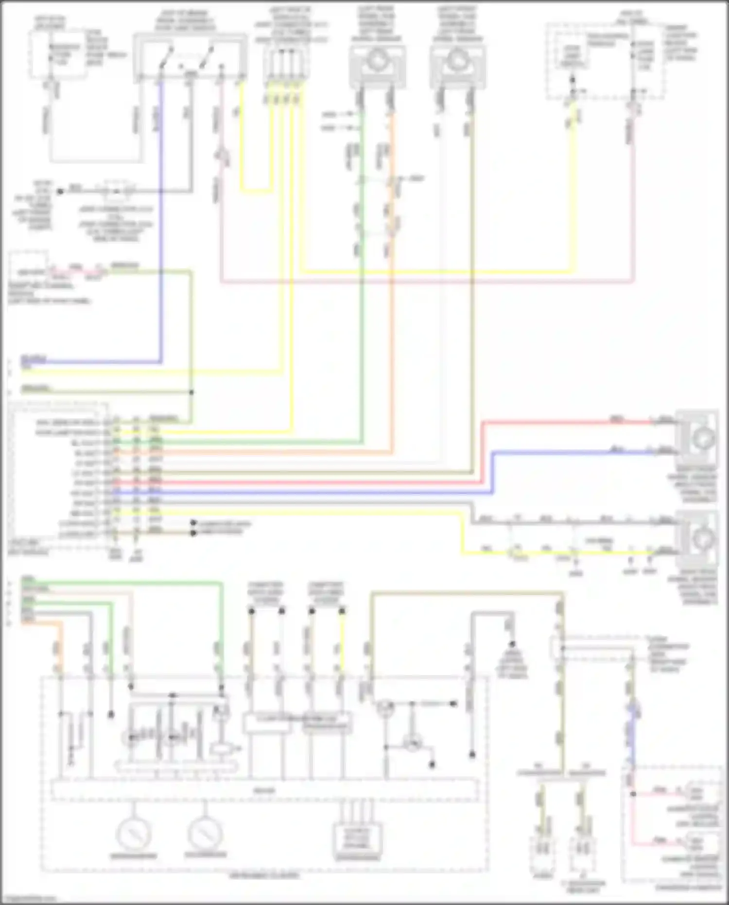 Wiring diagram computer data lines system for Kia Sportage IV facelift (2018-2022) (44 of 72)