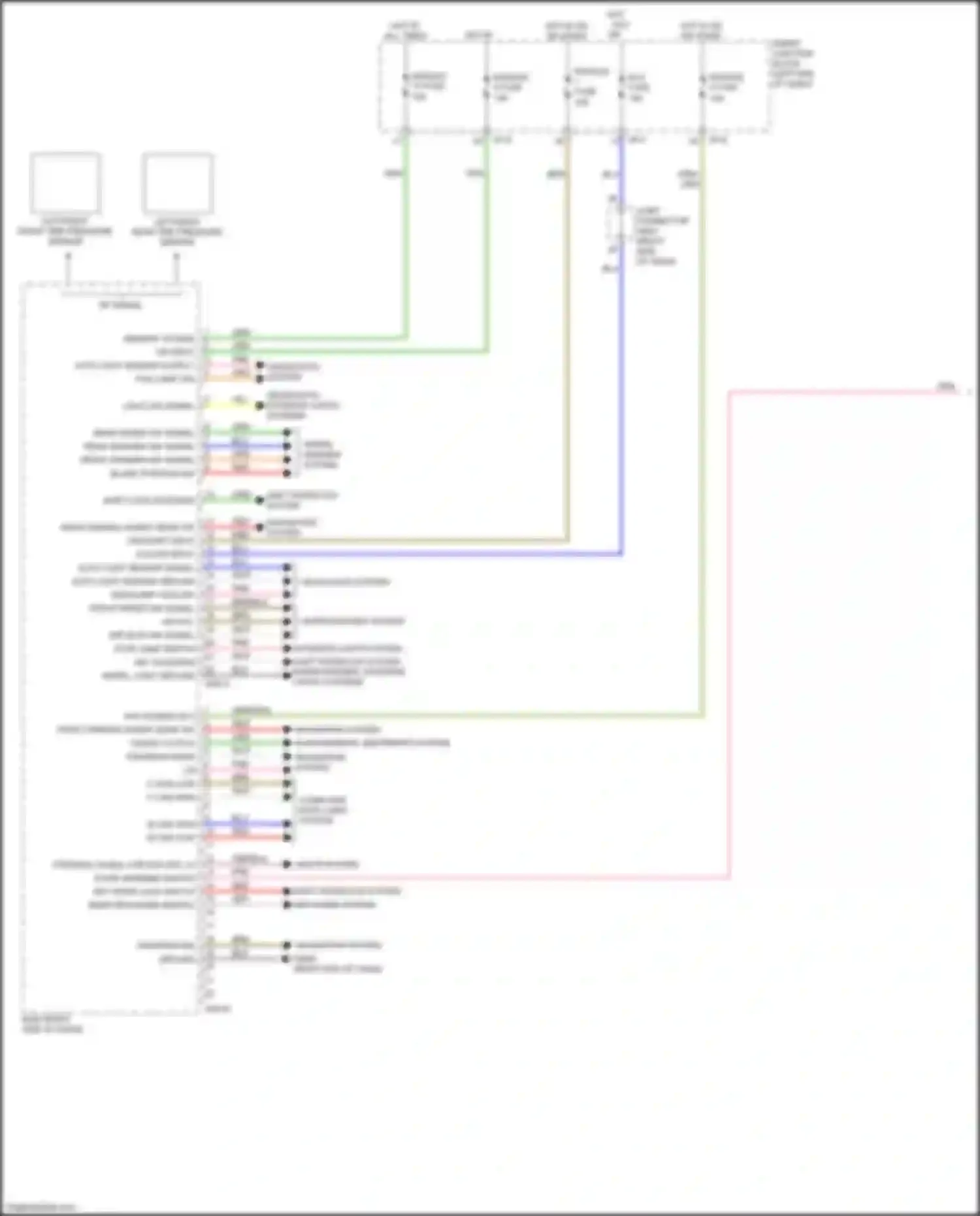 Wiring diagram computer data lines system for Kia Sportage IV facelift (2018-2022) (41 of 72)