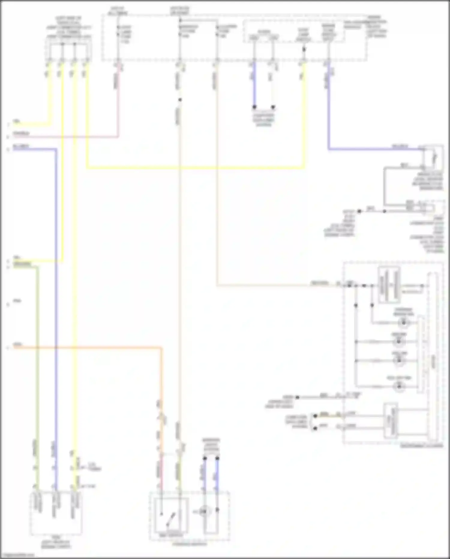 Wiring diagram computer data lines system for Kia Sportage IV facelift (2018-2022) (4 of 72)