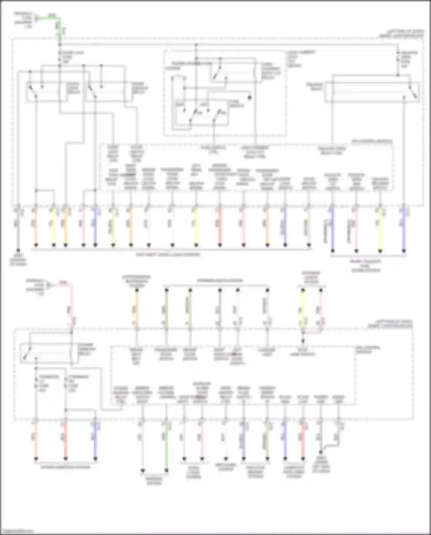 Wiring diagram computer data lines system for Kia Sportage IV facelift (2018-2022) (47 of 72)