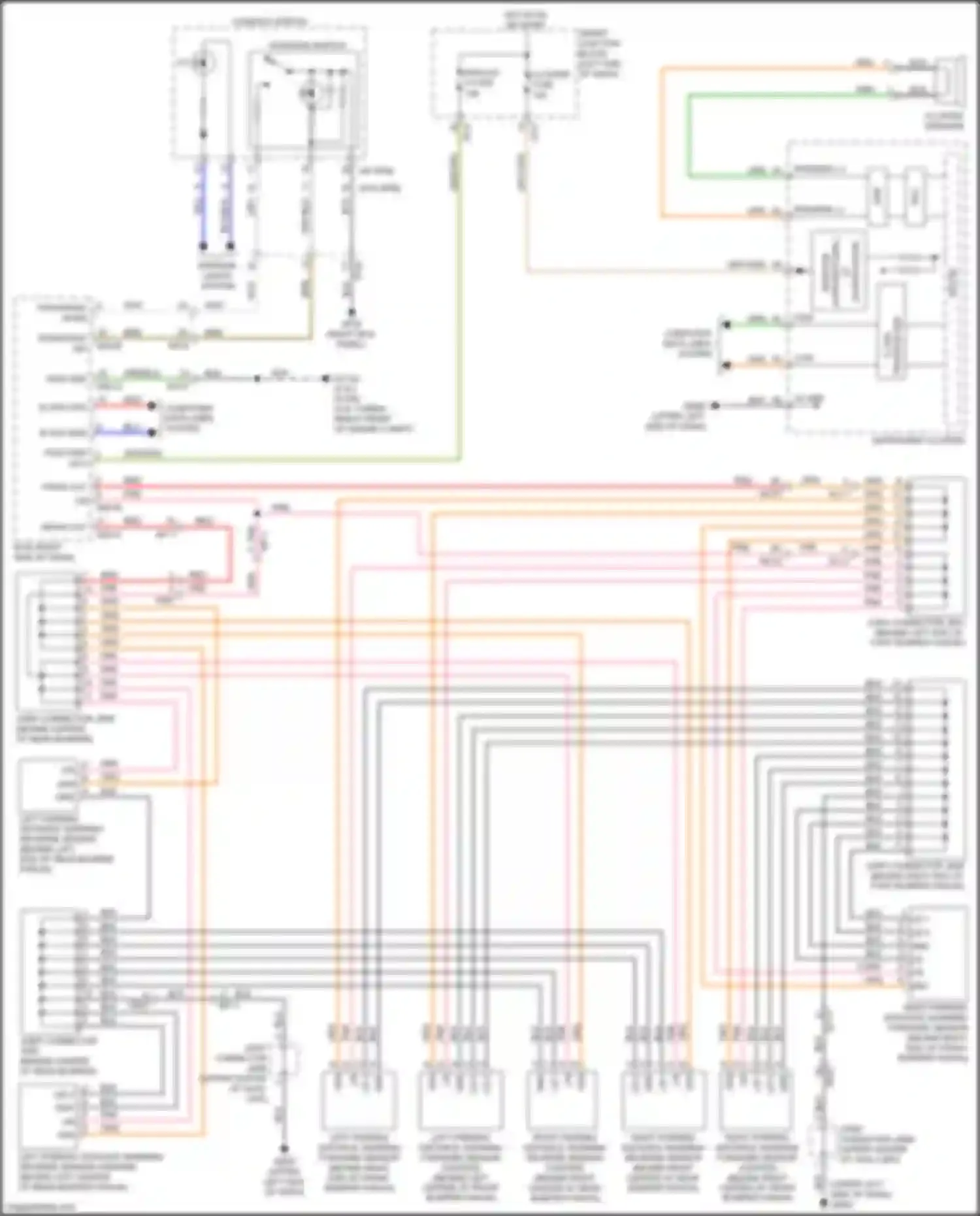 Wiring diagram computer data lines system for Kia Sportage IV facelift (2018-2022) (50 of 72)