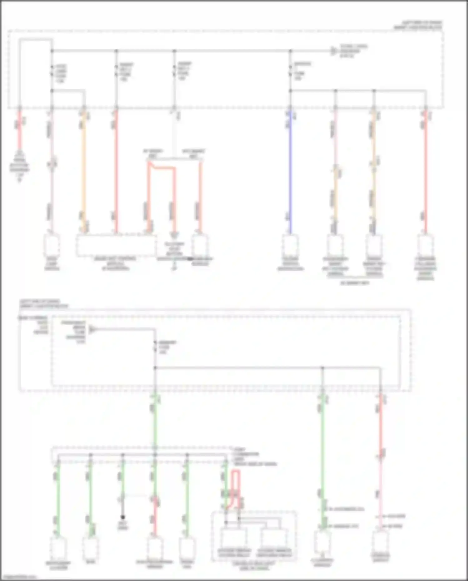 Wiring diagram forward collision avoidance assist module for Kia Sportage IV facelift (2018-2022) (4 of 4)