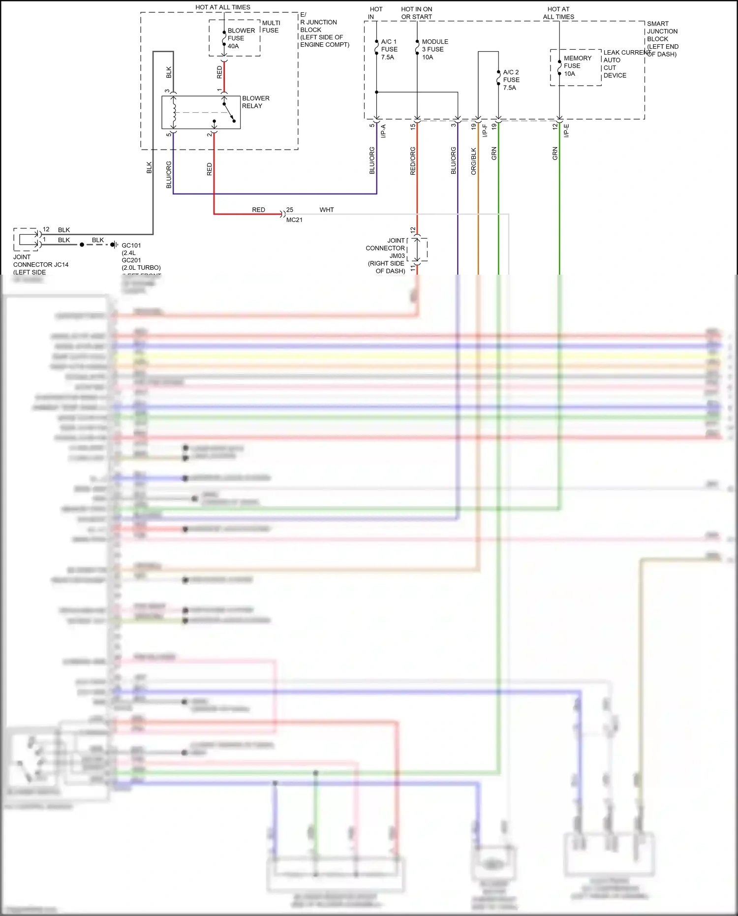 Wiring diagram i/p-e for Kia Sportage IV facelift (2018-2022) (35 of 37)