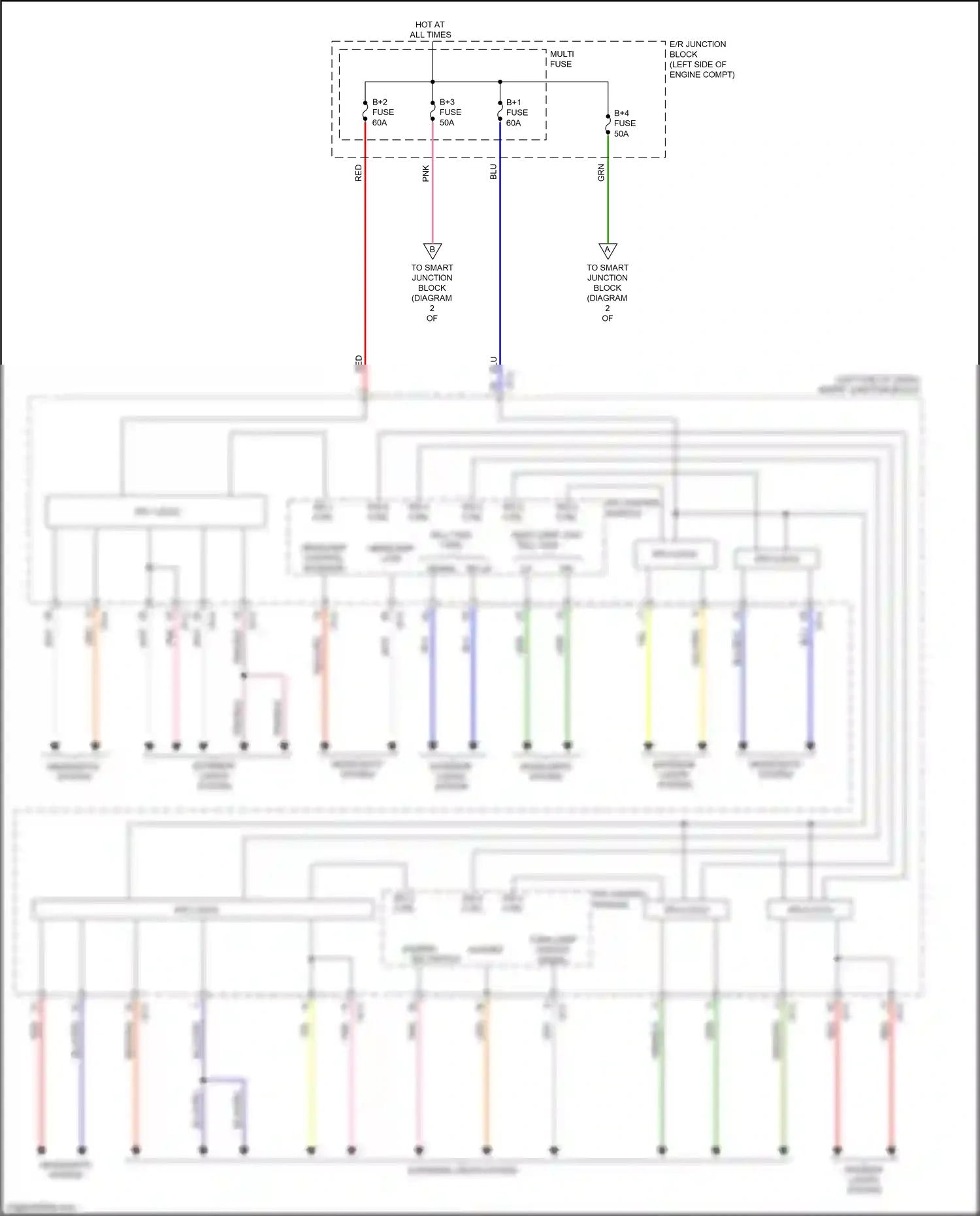 Wiring diagram ips control module for Kia Sportage IV facelift (2018-2022) (26 of 32)