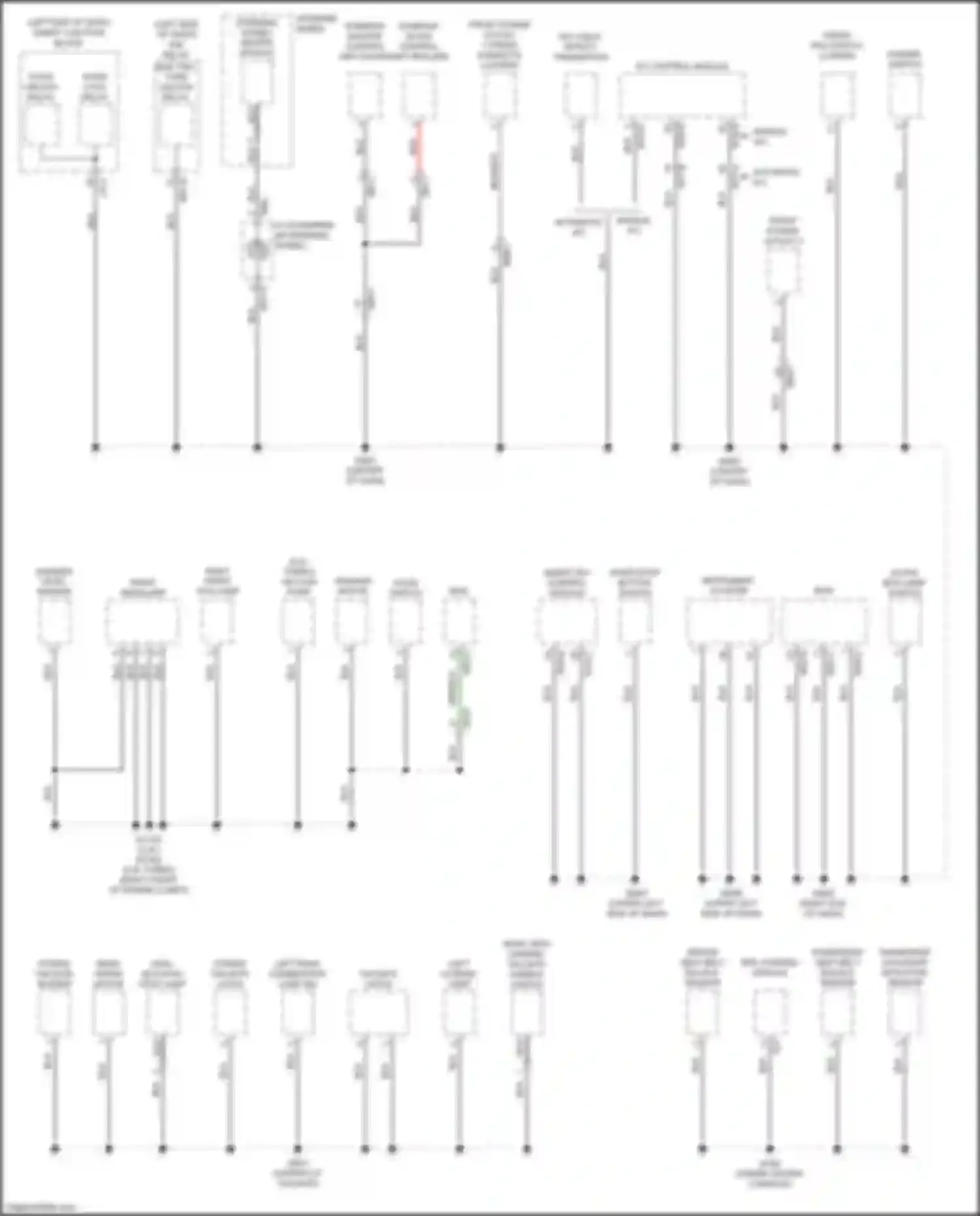 Wiring diagram start/stop button switch for Kia Sportage IV facelift (2018-2022) (1 of 3)