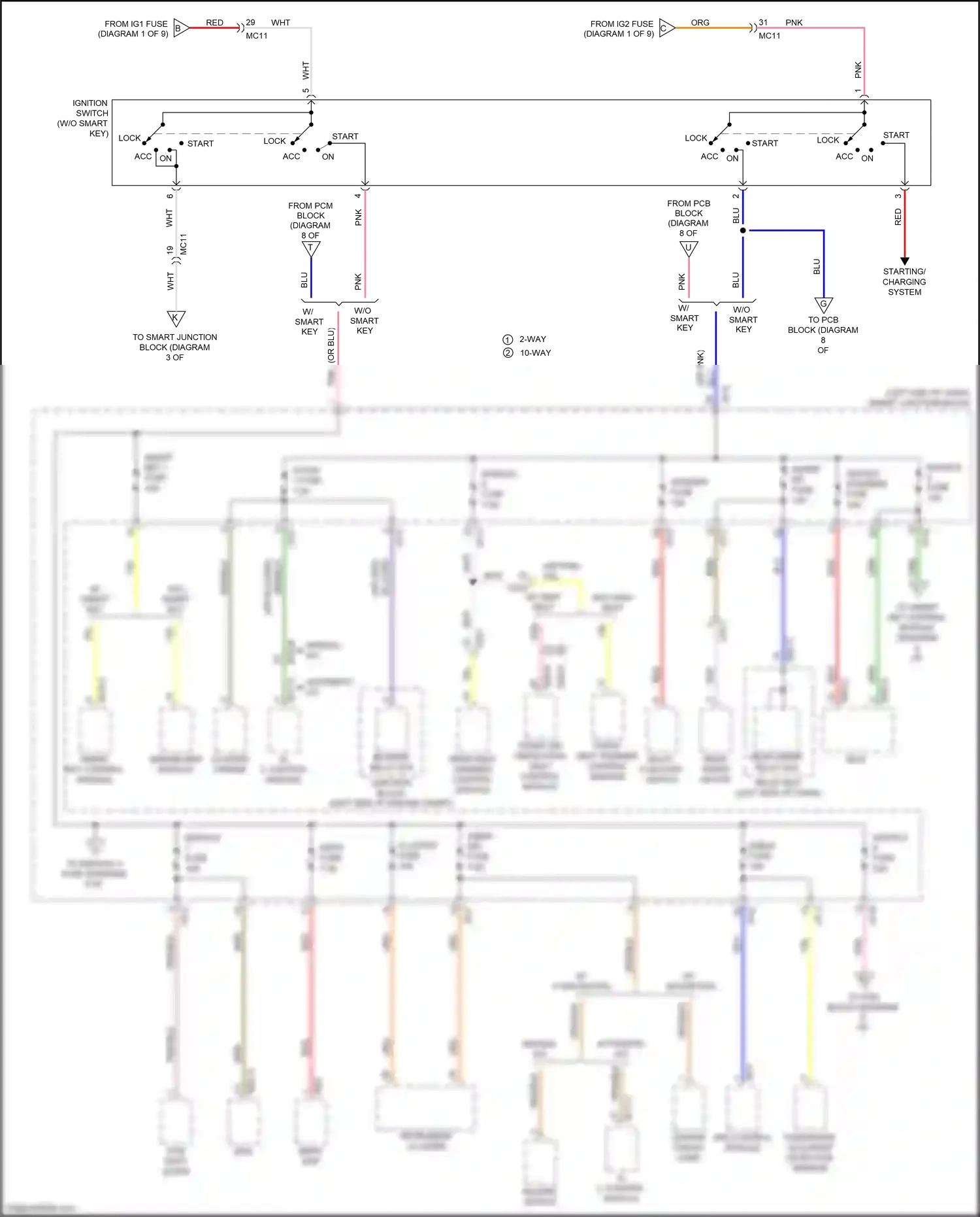 Wiring diagram a/c control module for Kia Sportage IV (2015-2018) (11 of 15)