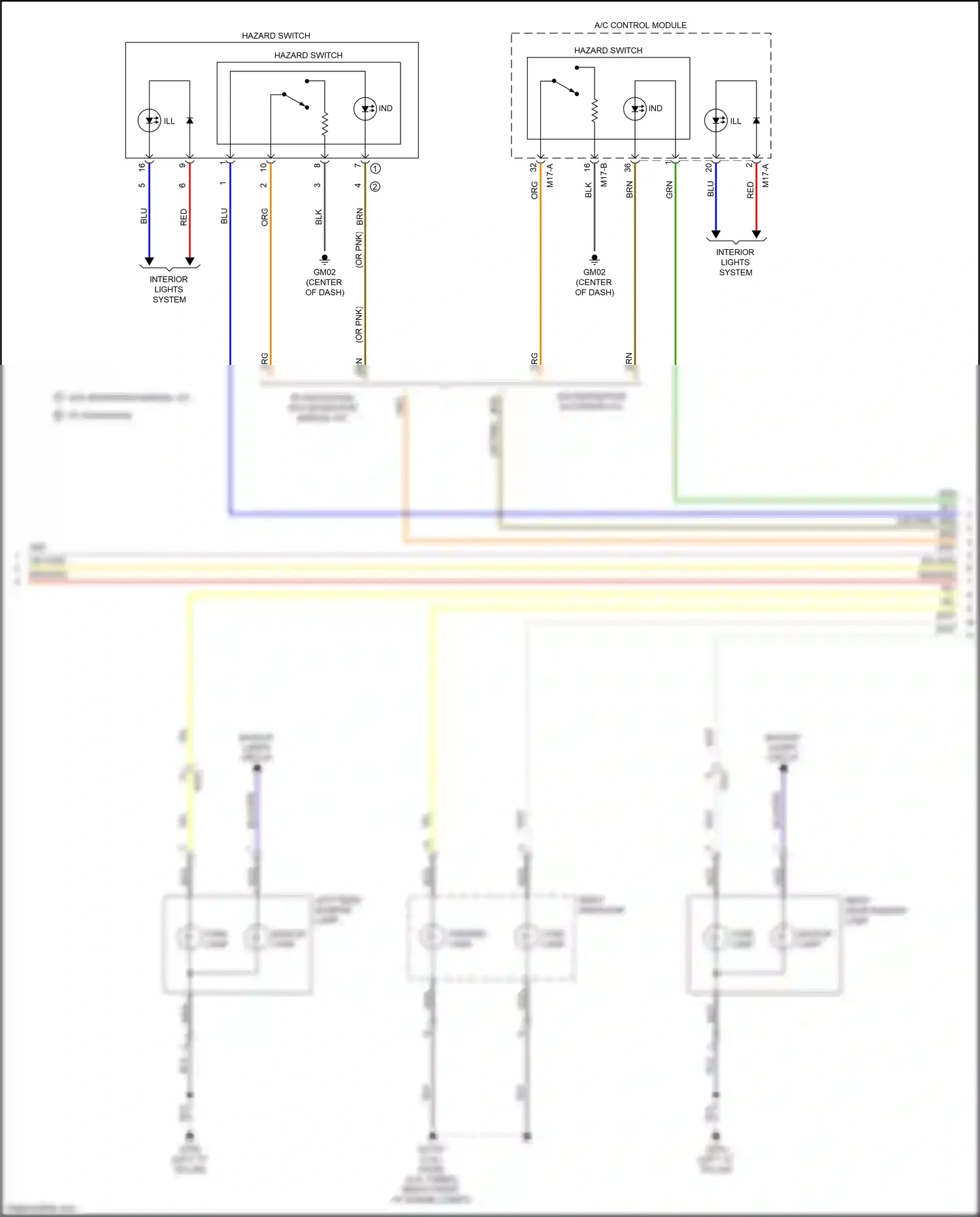 Wiring diagram a/c control module for Kia Sportage IV (2015-2018) (7 of 15)
