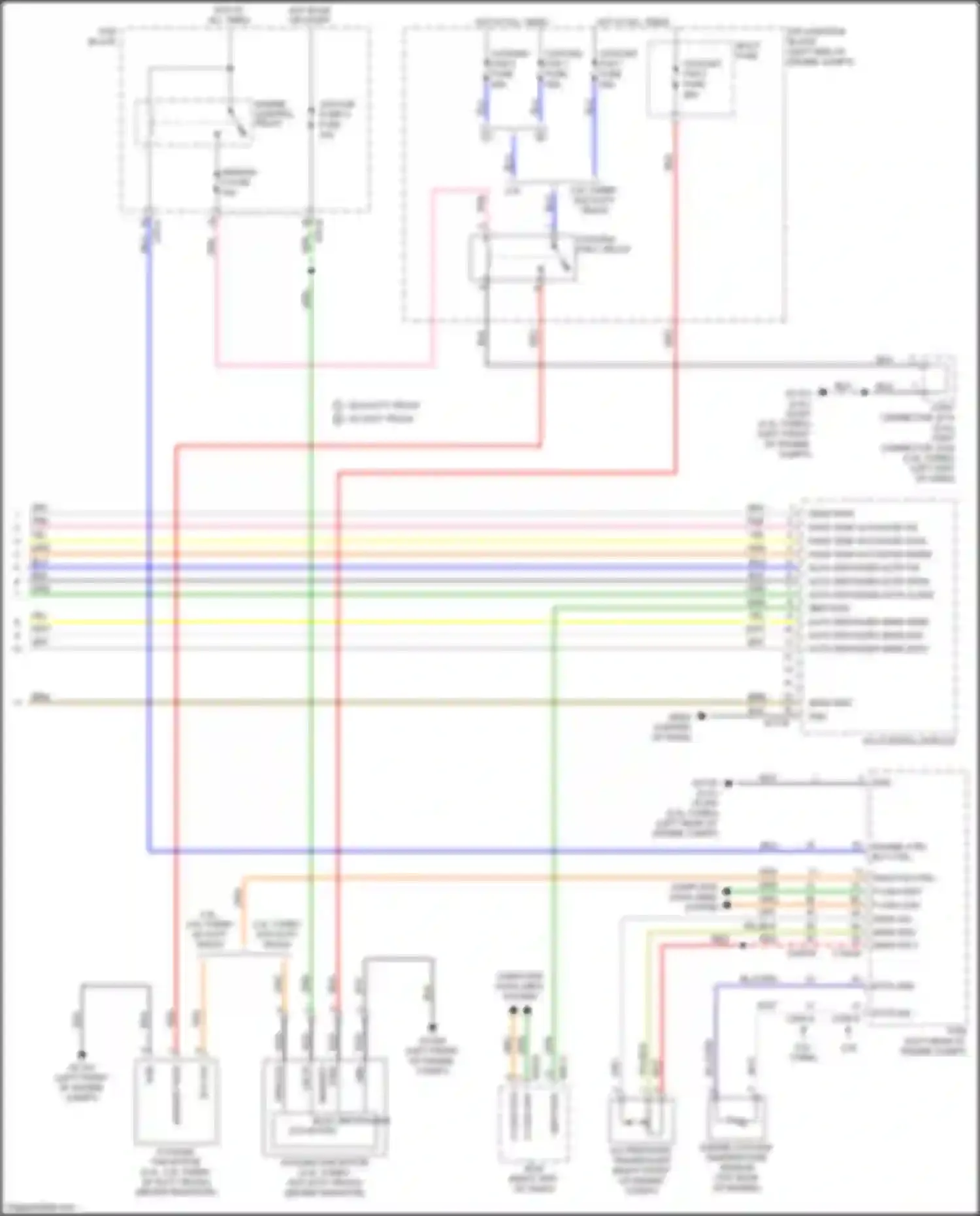 Wiring diagram auto defogger actr open for Kia Sportage IV (2015-2018) (1 of 1)